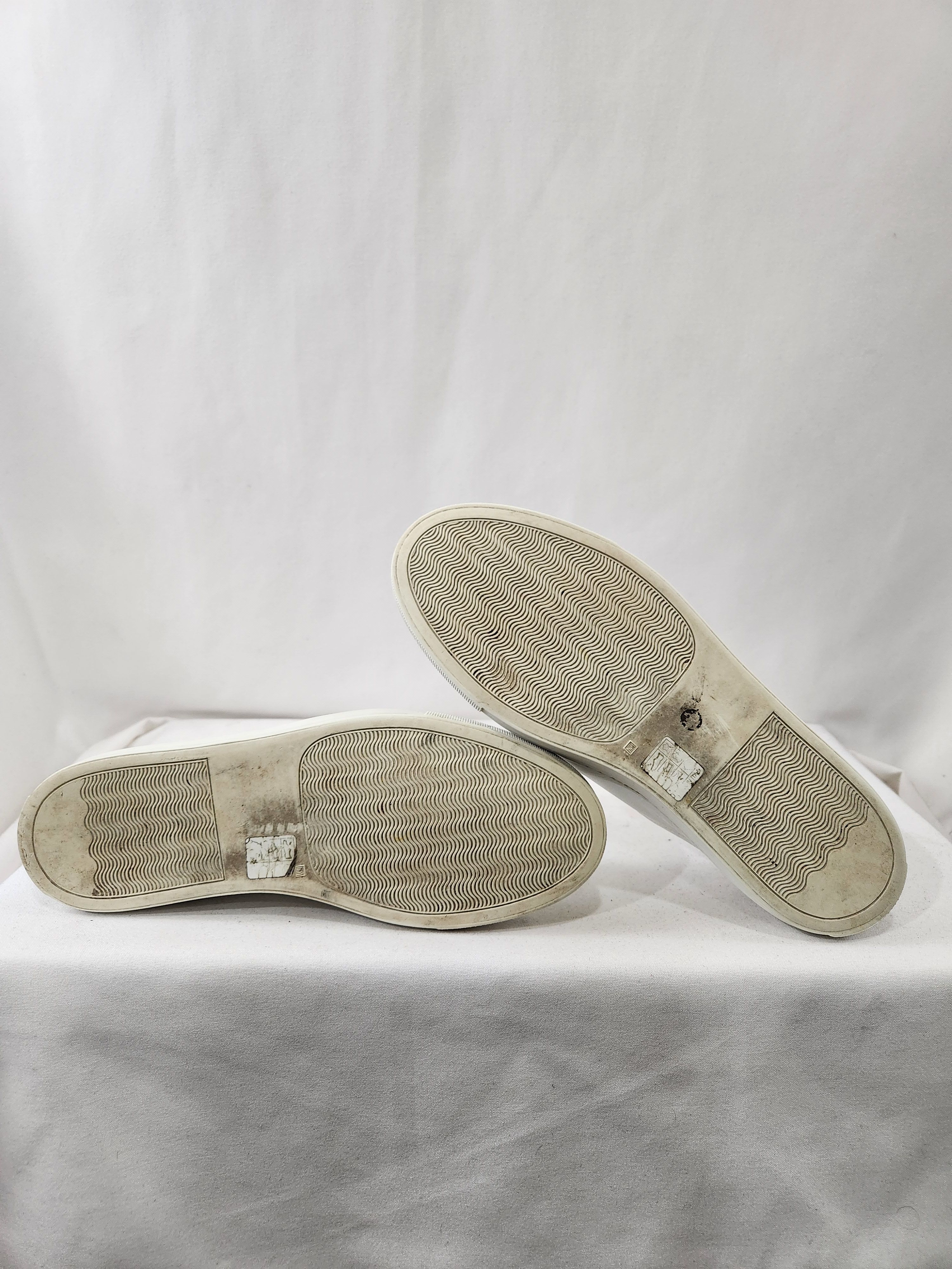 gravitypope White Leather Low Top Tennis Sneaker Made in Italy sz 41 EU Size US 8 / EU 41 - 8 Thumbnail