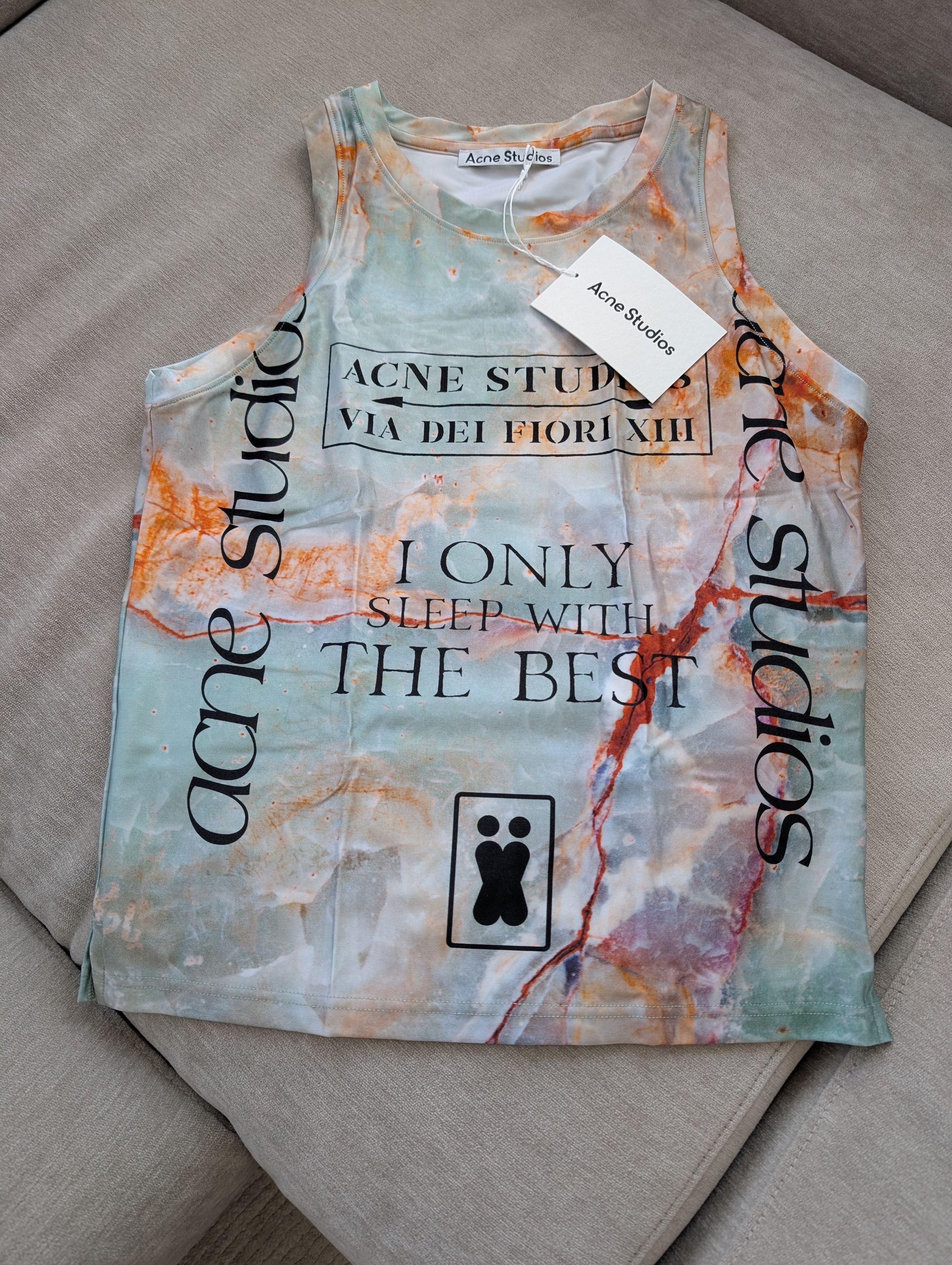 Acne Studios Tank Top "I only sleep with the best" Size US M / EU 48-50 / 2 - 1 Thumbnail