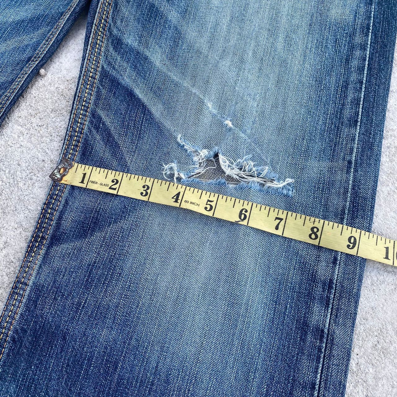 If Six Was Nine Vintage Edwin Exclusive Vintage Distressed Denim Size US 32 / EU 48 - 6 Thumbnail
