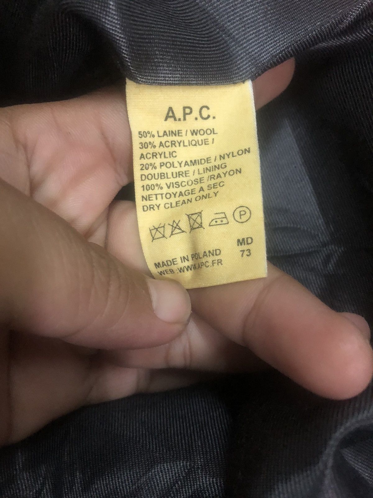A.P.C. × Vintage Vintage APC Wool Poncho Size XS / US 0-2 / IT 36-38 - 4 Thumbnail