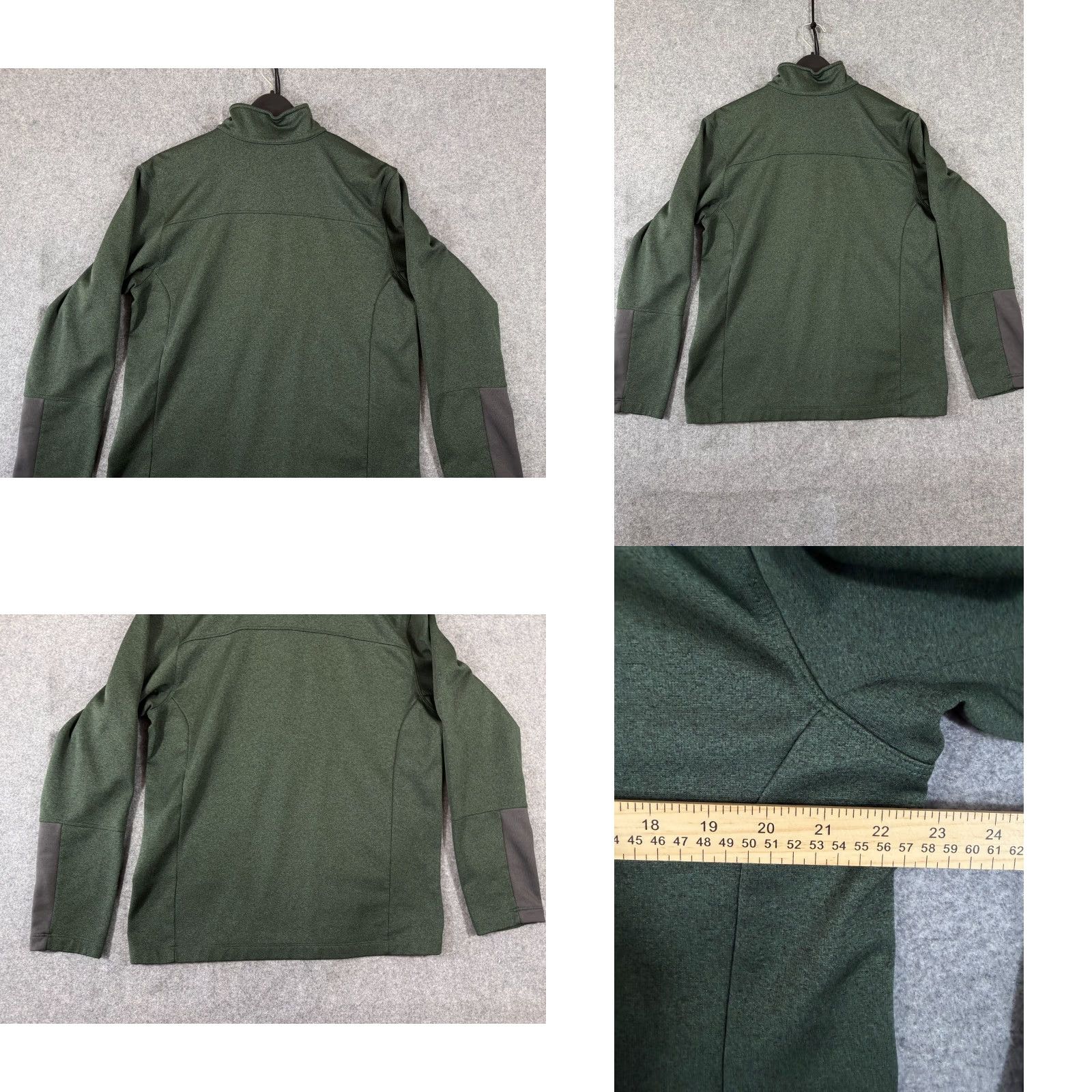 The North Face The North Face Jacket Mens L Green Fleece 1/2 Zip Pullover Stand Up Neck Size US L / EU 52-54 / 3 - 8 Thumbnail