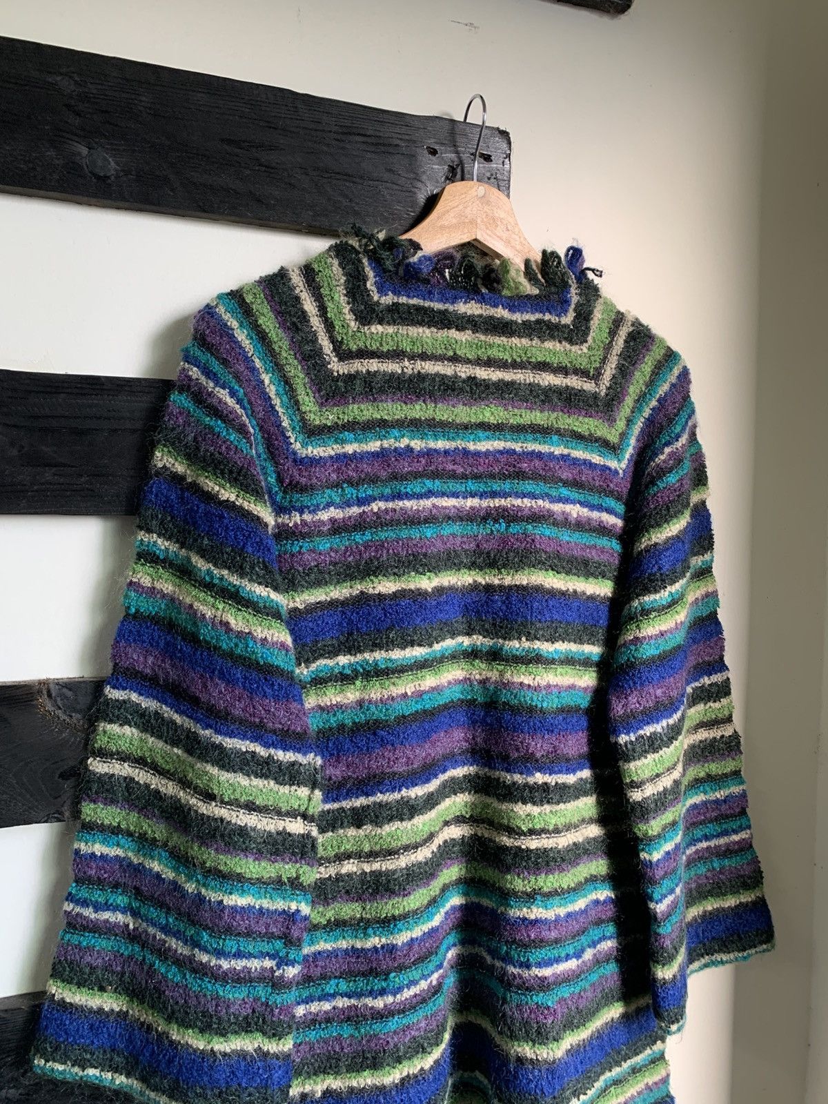 Designer × Missoni × Vintage Vintage 90s Missoni Wool Multicolour Knit Sweater Size M / US 6-8 / IT 42-44 - 7 Thumbnail