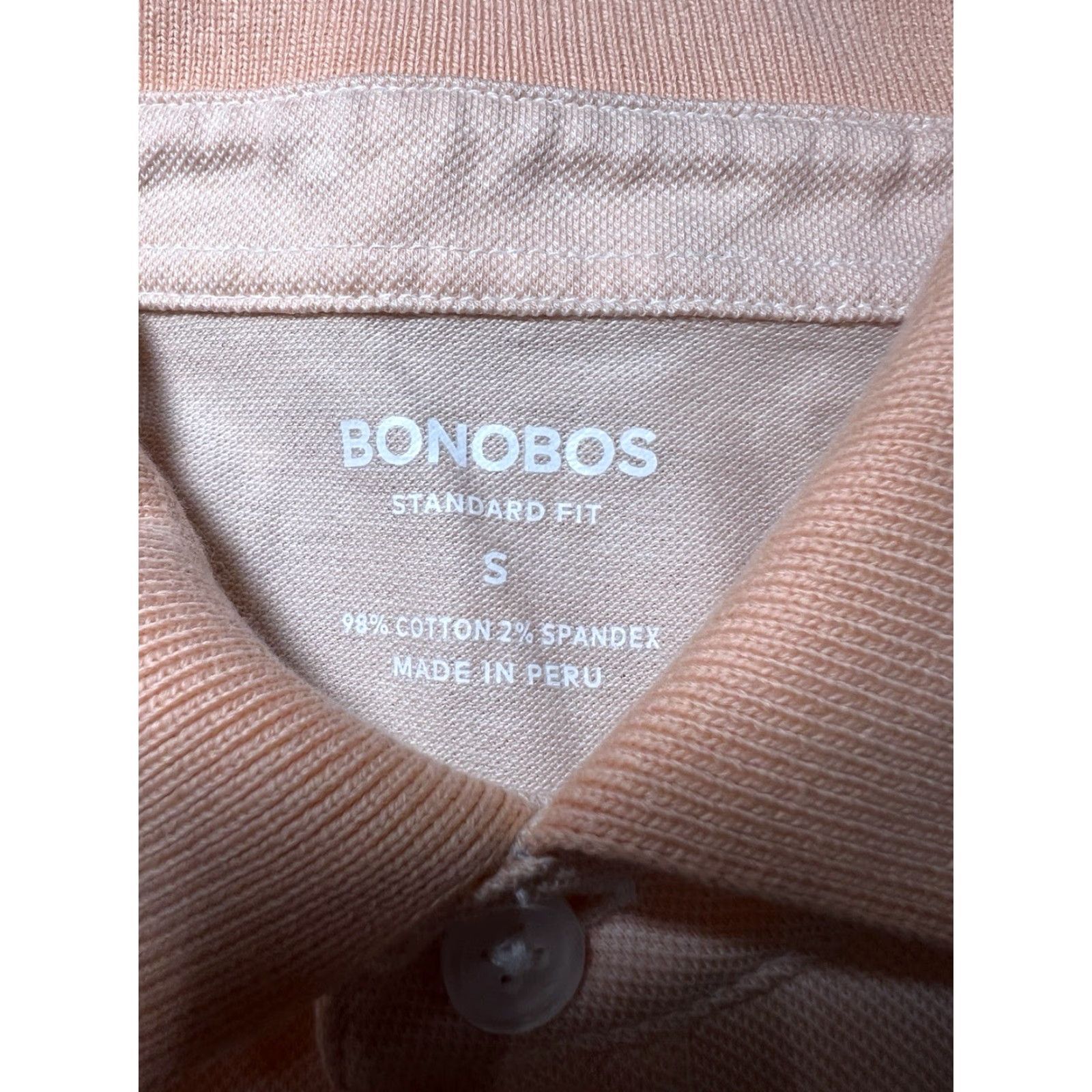 Bonobos VINTAGE Bonobos Polo Shirt Men Small Short Sleeve Orange Spun Cotton Embroidered 90s Casual Size US S / EU 44-46 / 1 - 3 Thumbnail