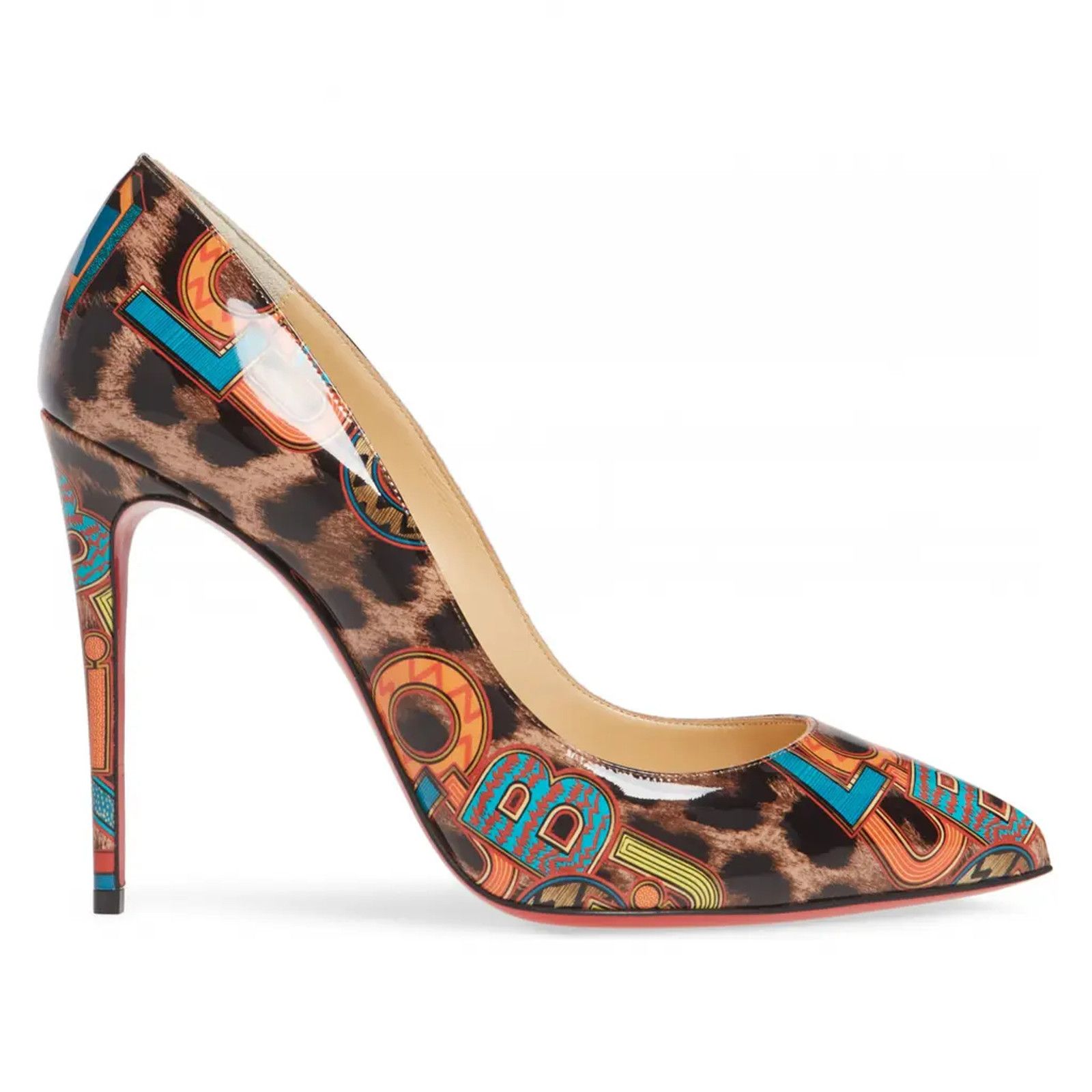 Christian Louboutin Christian Louboutin Pigalle Follies Black Loubileo Leopard Size US 5.5 / IT 35.5 - 1 Thumbnail