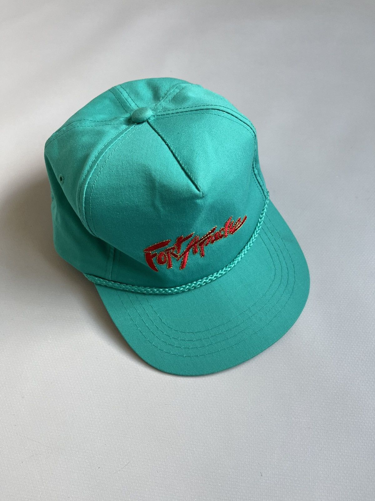 Other Vintage 90s Fort Apache Showcase Yupoong Turquoise Hat Cap Size ONE SIZE - 2 Thumbnail