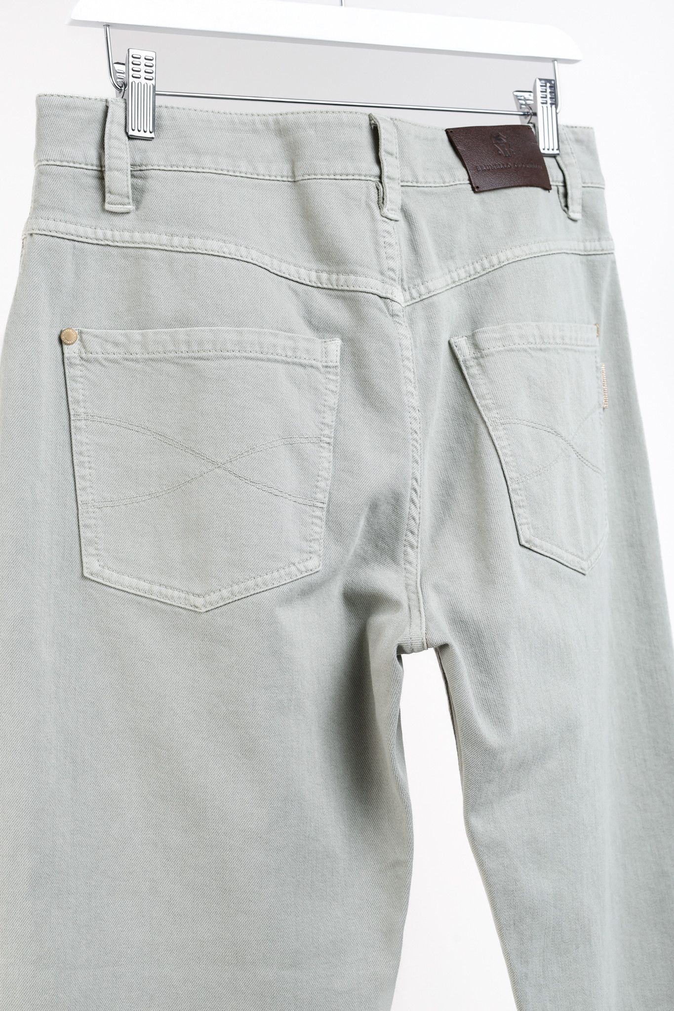 Brunello Cucinelli Brunello Cucinelli SS23 Monili-Bead Straight Leg Jeans Size 28" / US 6 / IT 42 - 8 Thumbnail