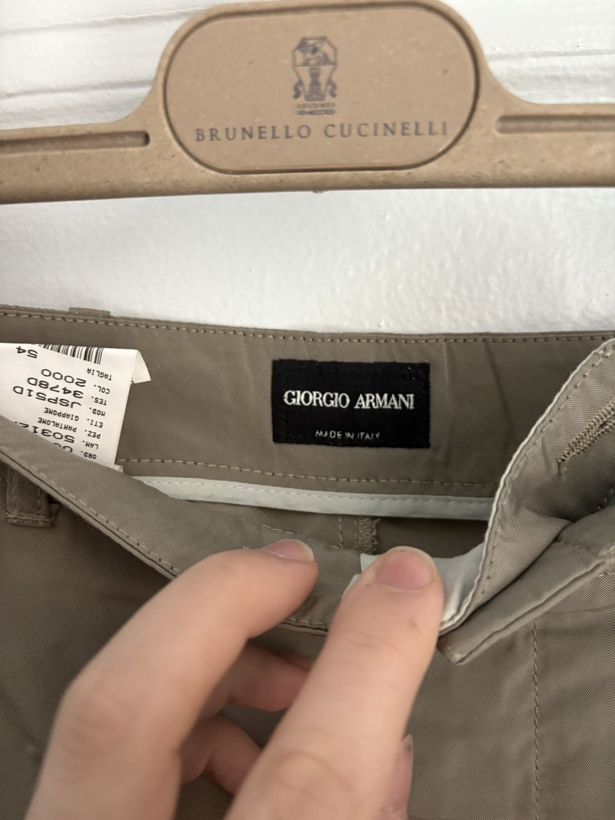 Giorgio Armani Black Label Shell Pants from 2000s Size US 36 / EU 52 - 3 Thumbnail