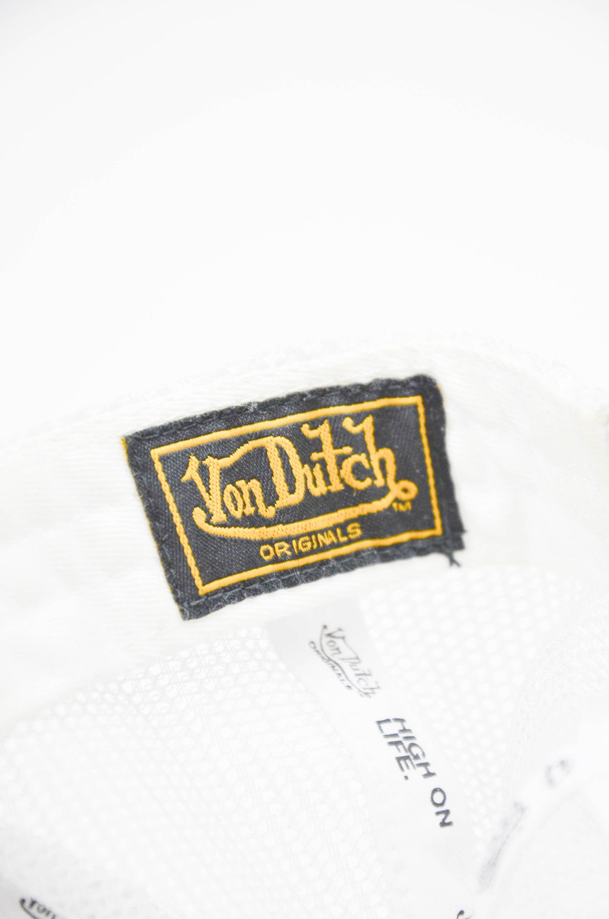 Von Dutch Von Dutch Trucker Hat — Black/White Mesh Snapback Size ONE SIZE - 6 Thumbnail