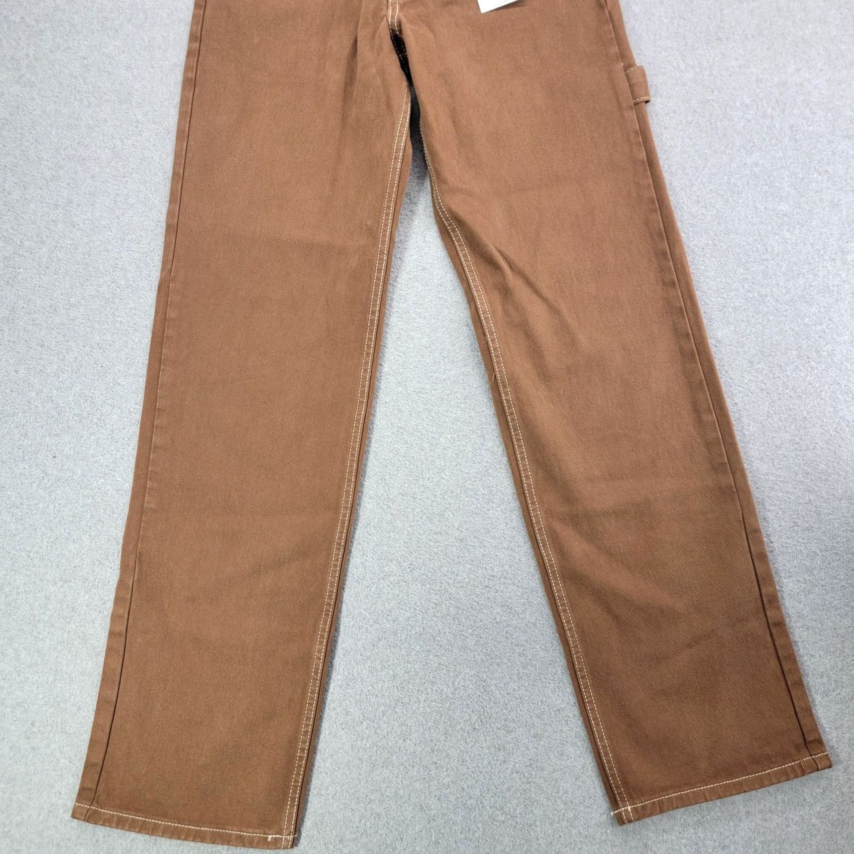 Vintage VINTAGE J Galt Pants Mens Small Brown Carpenter Workwear Hammer Loop Straight Leg Size US 29 - 2 Thumbnail