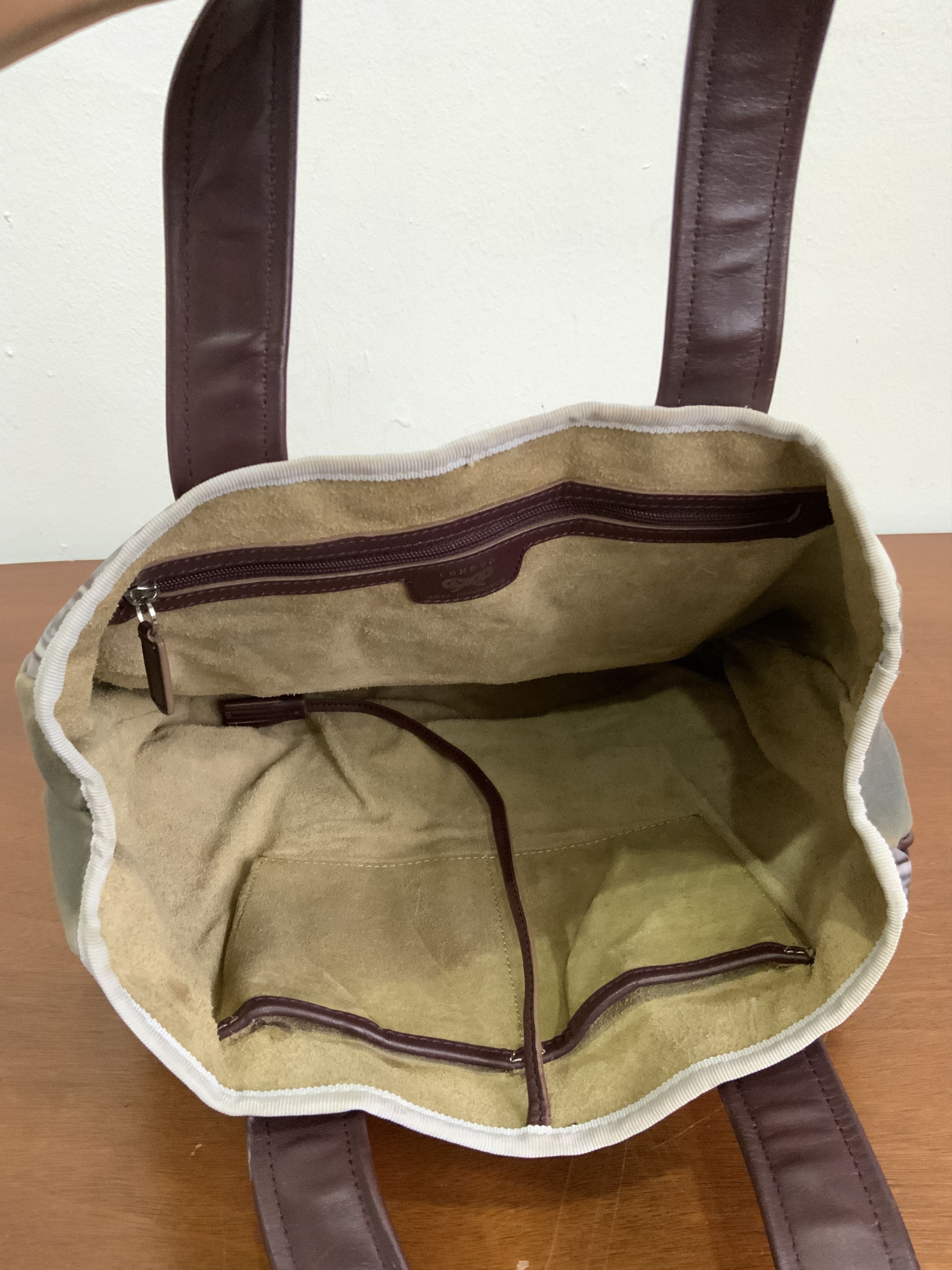 If Six Was Nine Anya Handmarch London Leather Tote Bag Size ONE SIZE - 13 Thumbnail