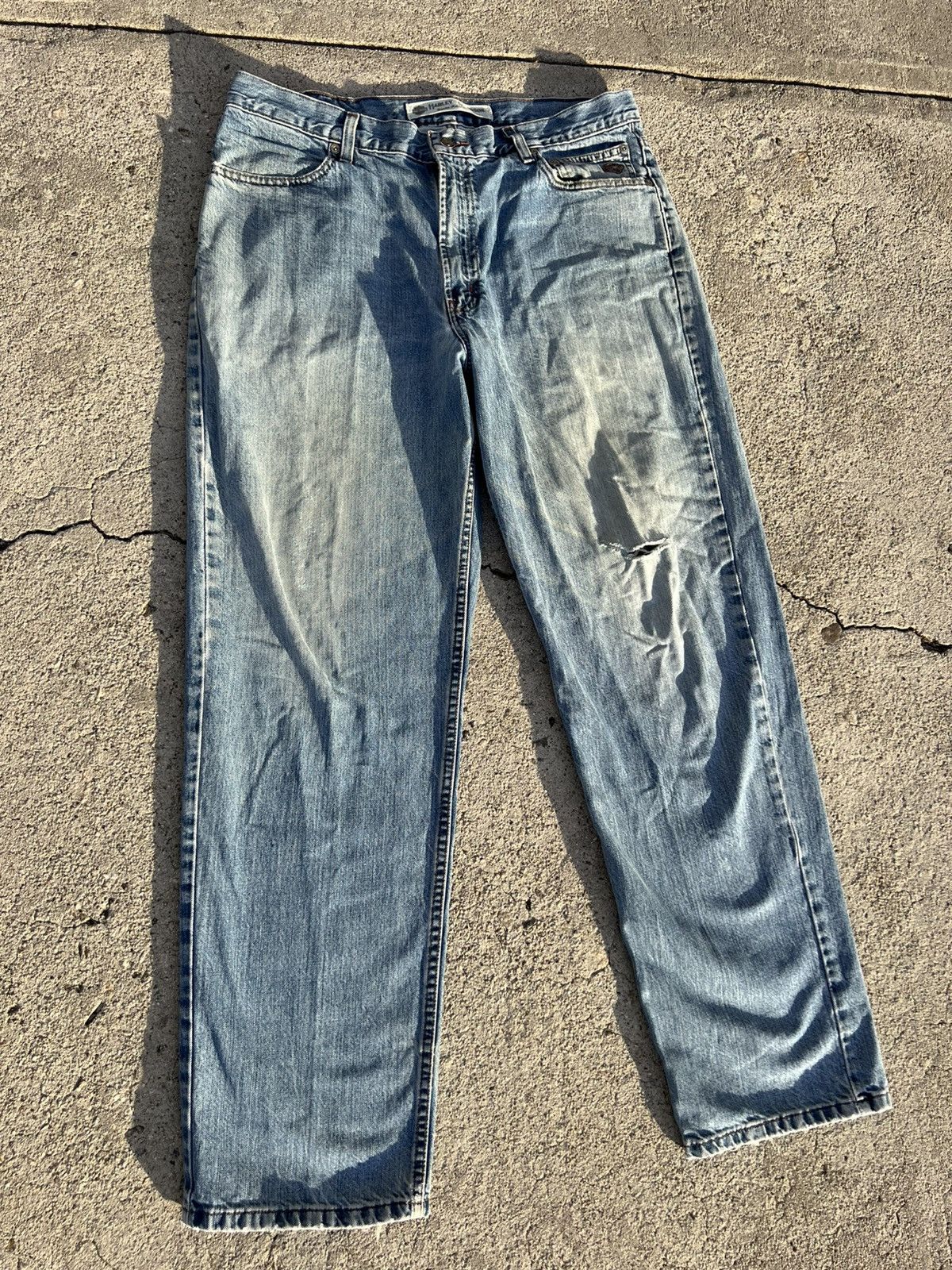 Vintage 90’s 2000’s Y2K VTG Vintage Harley Davidson Denim Blue Jeans Size US 36 / EU 52 - 1 Thumbnail