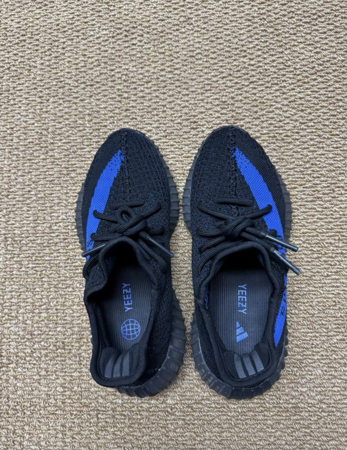 Adidas Adidas Yeezy 350 Black Blue K37 Size US 8.5 / IT 38.5 - 2 Thumbnail
