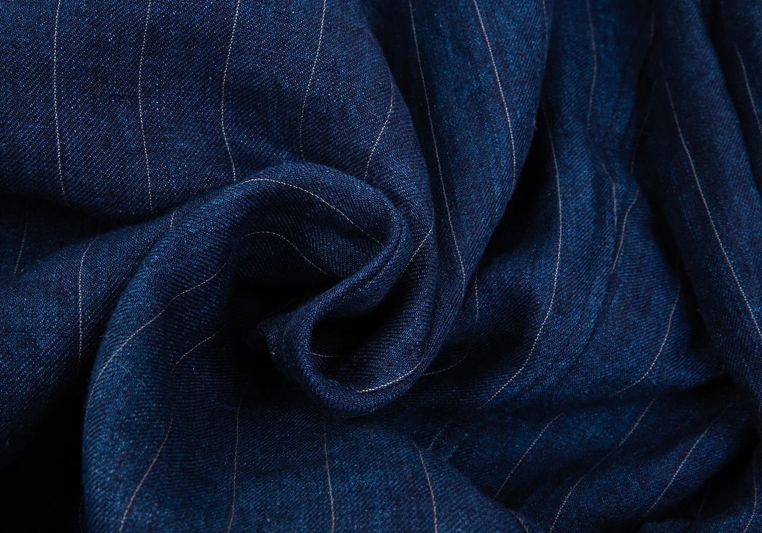 Yohji Yamamoto Yohji Yamamoto Indigo Dyed Linen Stripe Jacket Size US M / EU 48-50 / 2 - 18 Thumbnail