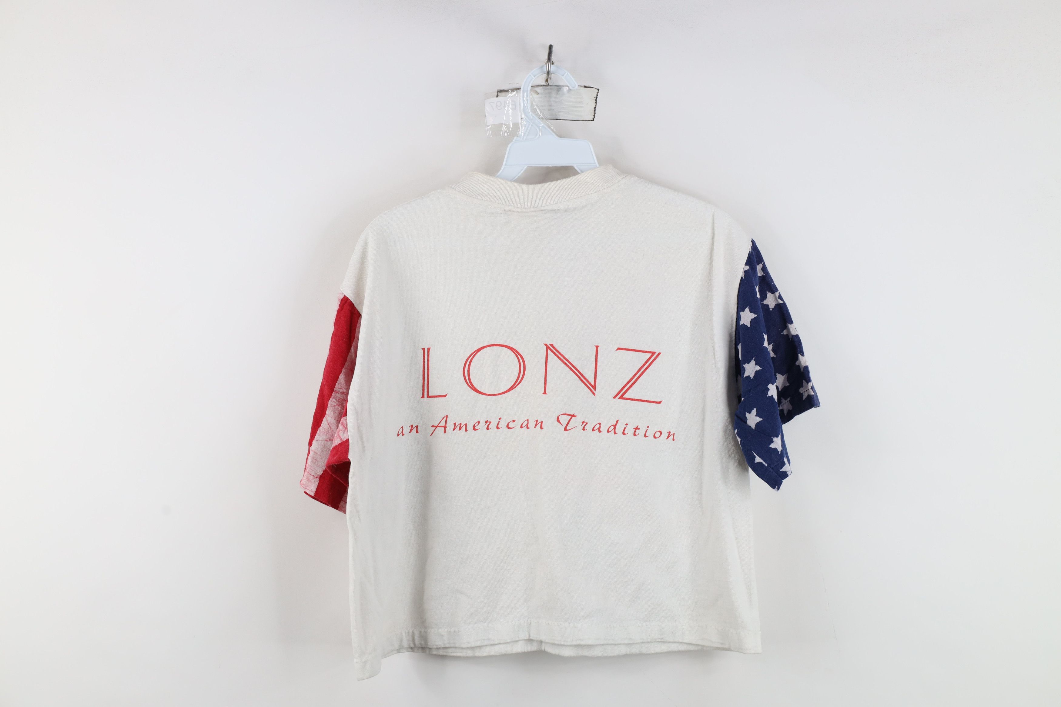 Vintage Vintage 90s Winery USA Flag Cropped Short Sleeve T-Shirt USA Size M / US 6-8 / IT 42-44 - 14 Thumbnail