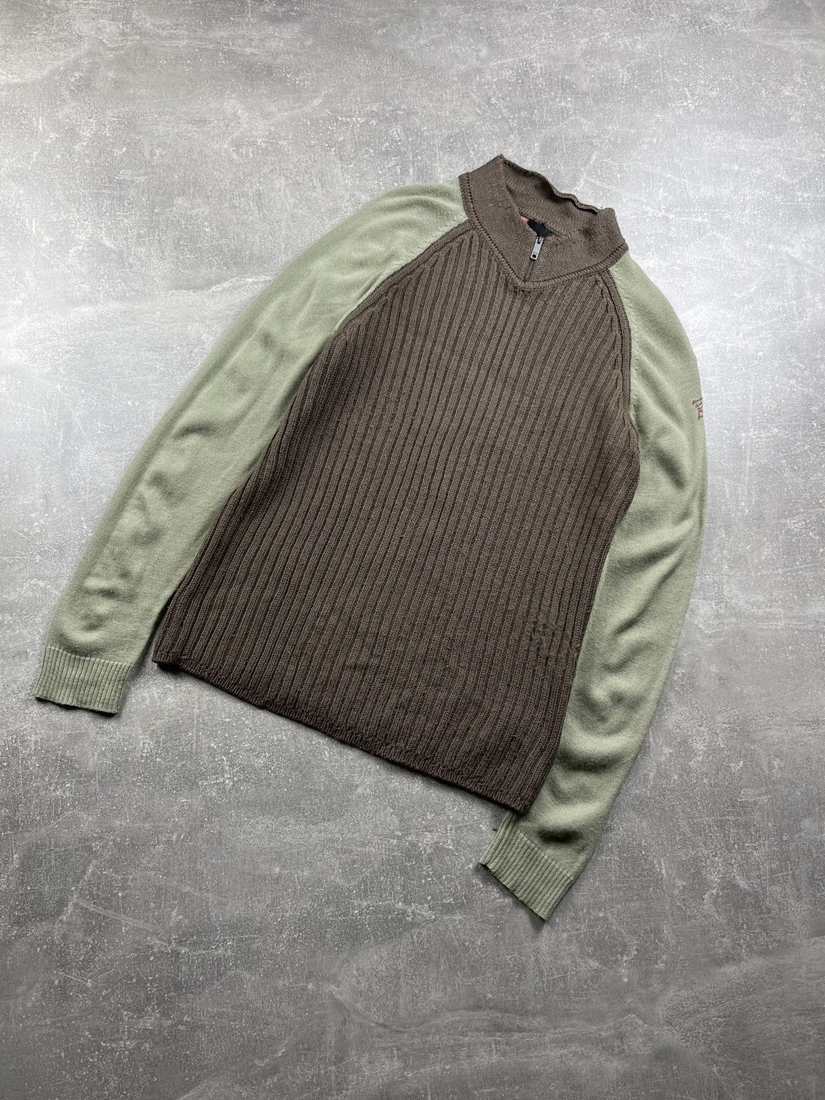 Diesel Diesel “Special Equipment 880-90 90s Ribbed Wool Zip Sweater Size US L / EU 52-54 / 3 - 1 Thumbnail