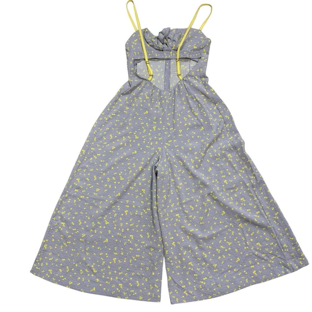 Free People NWT New $128 Free People Coming Home Sky Combo Romper Size Size 28" / US 6 / IT 42 - 4 Thumbnail
