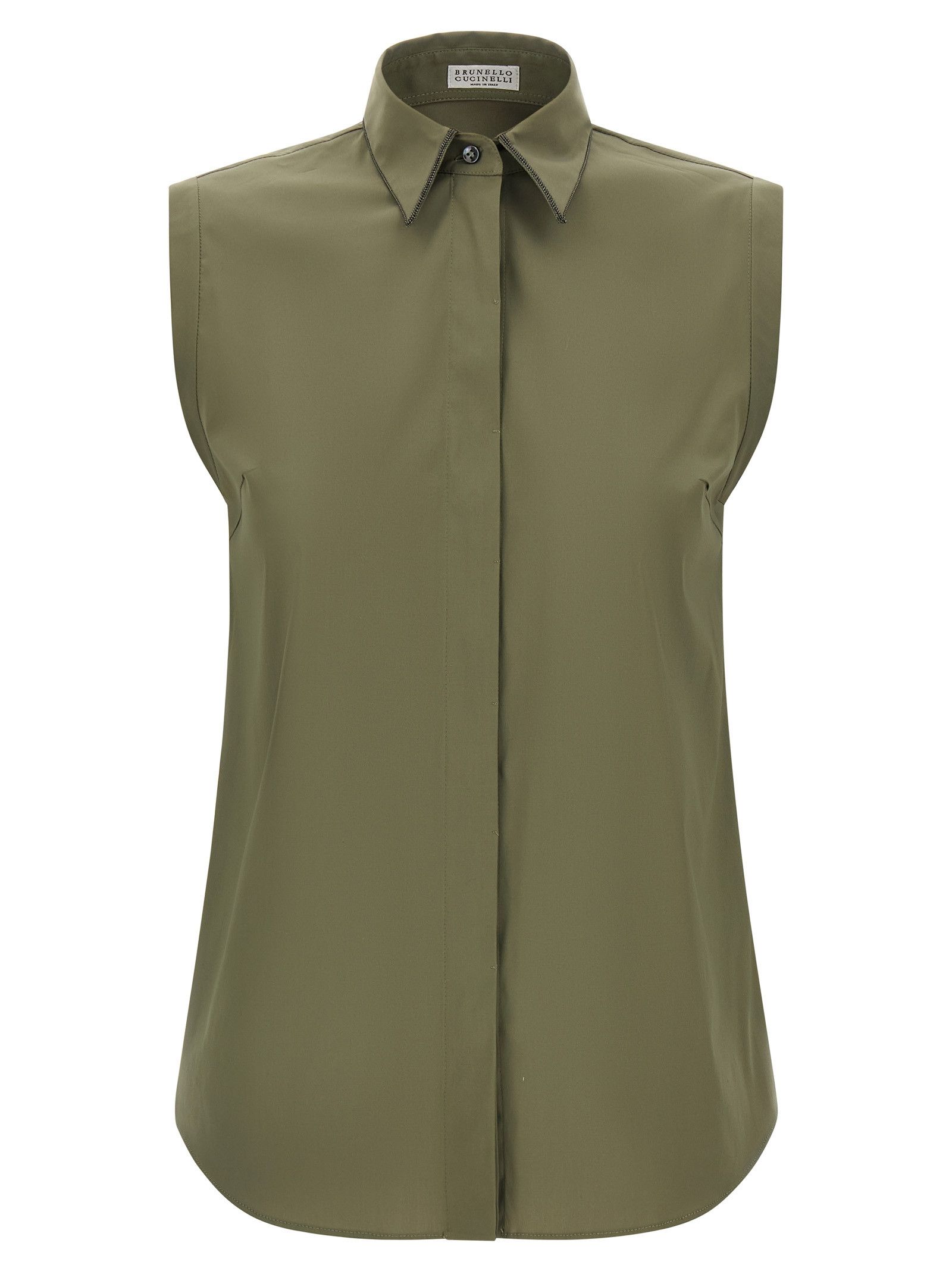 Brunello Cucinelli 'Shiny Trim' Shirt Size XXS / US 00 / IT 34 - 1 Thumbnail
