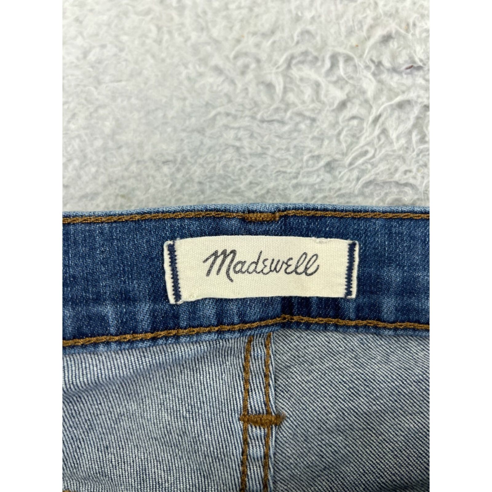 Madewell Madewell Jeans Womens Denim 27x22 Blue Zip 27 Skinny Crop High Rise 10" Cotton Blend Regular 5-Pocket Mens? Size 27" / US 4 / IT 40 - 6 Thumbnail
