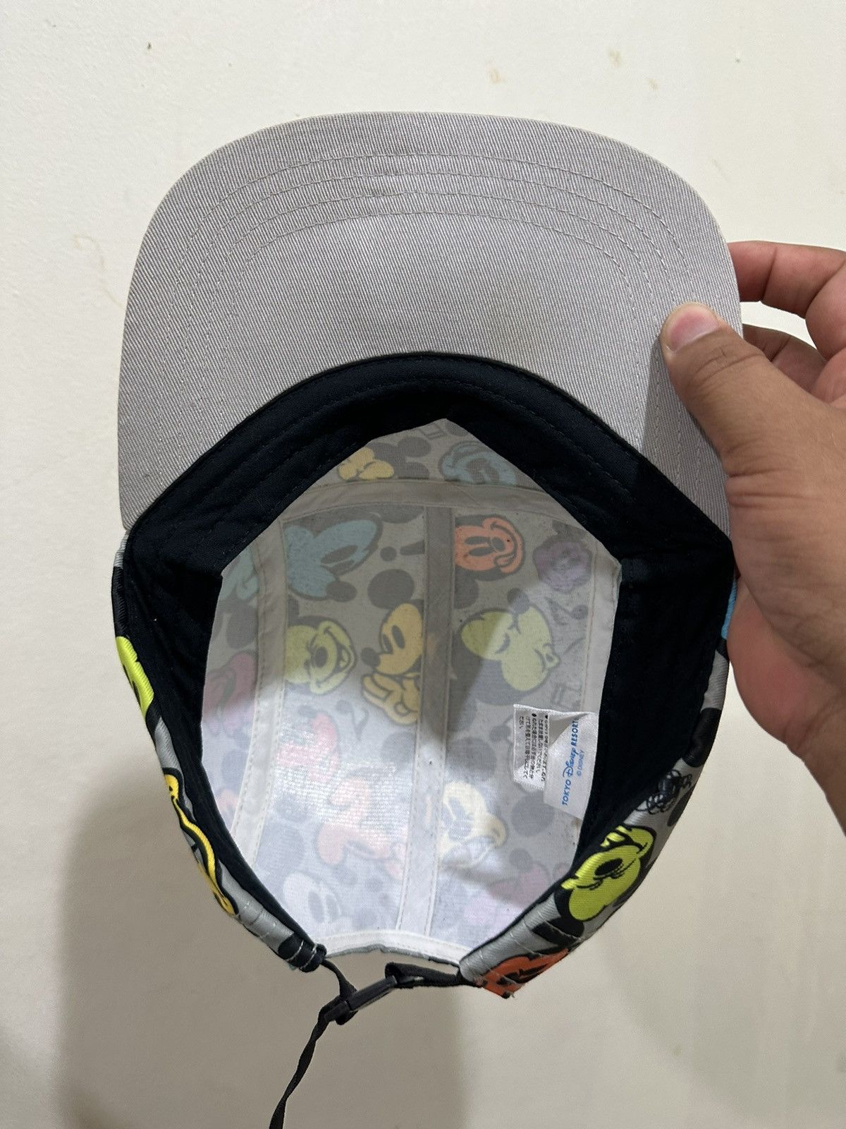Mickey Mouse 🔥Rare🔥Mickey Mouse Full Printed Camp Hat Size ONE SIZE - 5 Thumbnail
