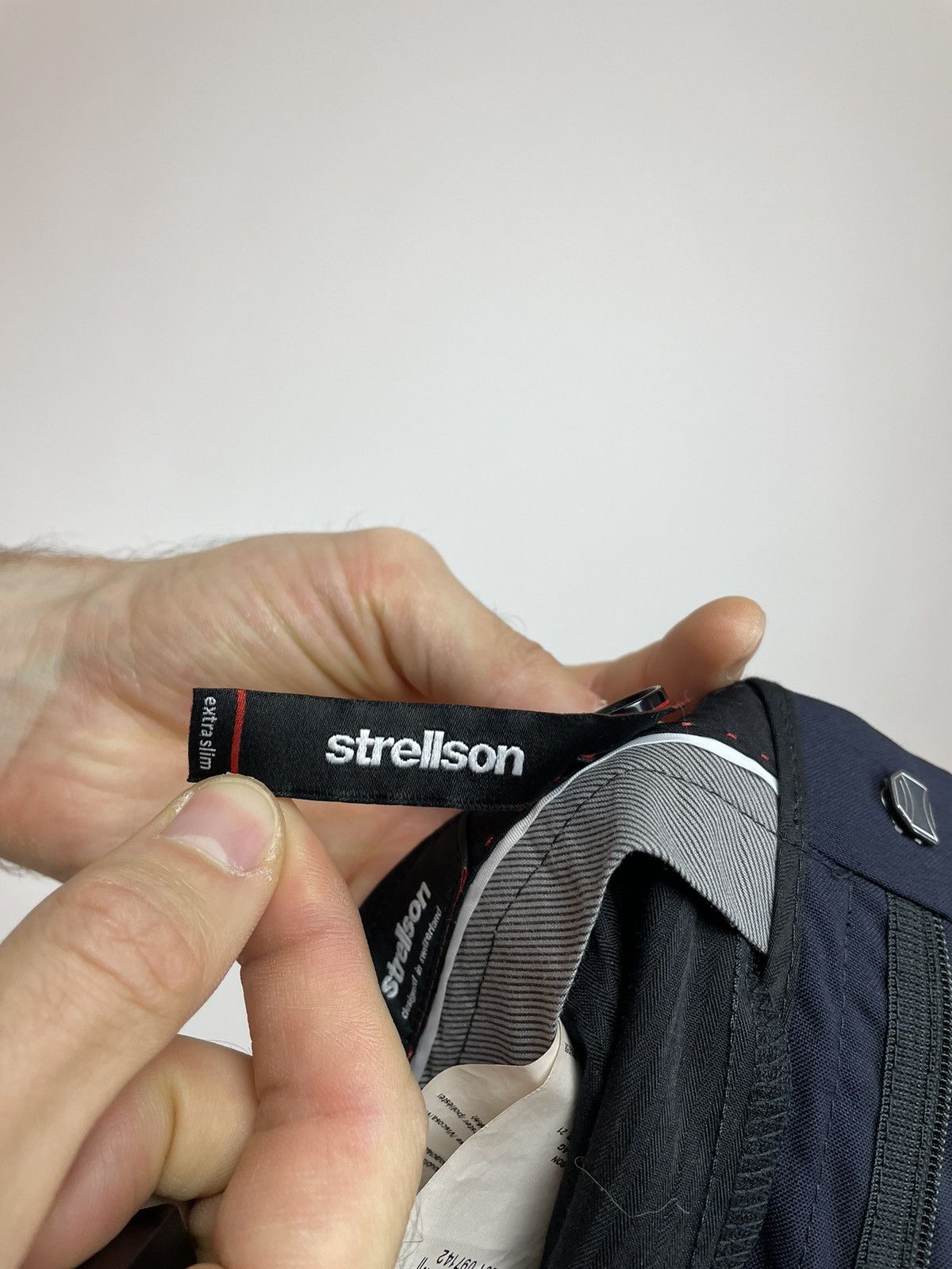 Strellson Strellson Black Wool Suit Extra Slim size 44 - Small Size 44S - 20 Thumbnail