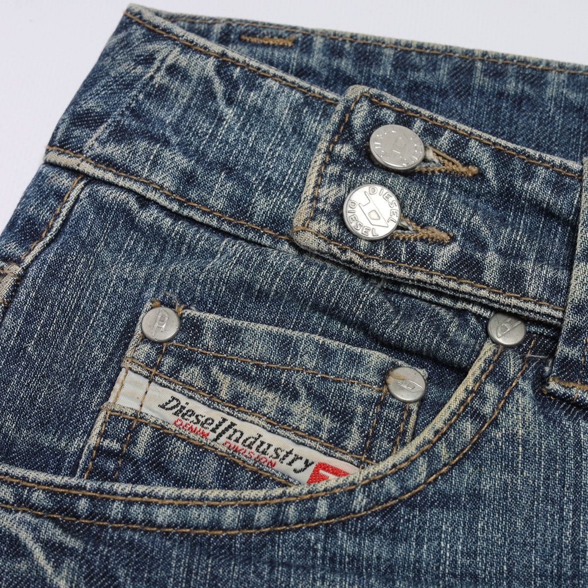 Diesel Diesel Industry Denim Jeans Vintage y2k Skirt Mid Length Size 29" - 7 Thumbnail