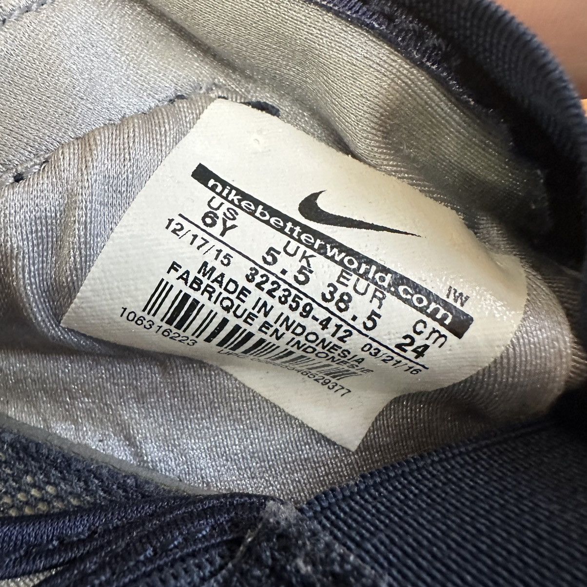 Nike Nike Rift Sandals Sneakers Rare Mini Swoosh Hype Navy White Size US 8.5 / IT 38.5 - 8 Thumbnail