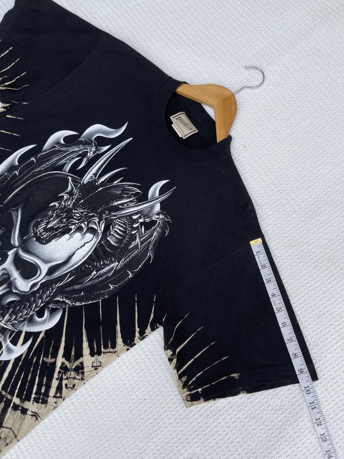 Japanese Brand Rare🔥Vintage AMERICAN FEELING Dragon Skull Tee Size US L / EU 52-54 / 3 - 12 Thumbnail