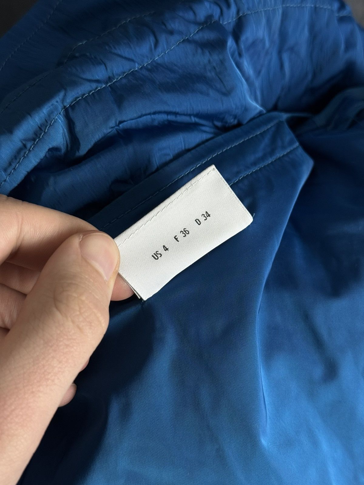 Akris Akris Punto Blue Lightweight Nylon Oversized Parka Jacket Size S / US 4 / IT 40 - 17 Thumbnail