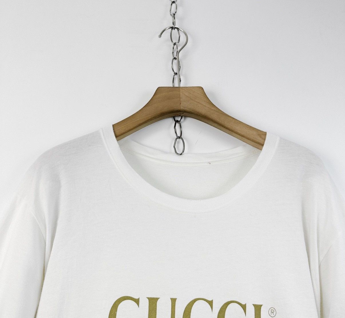 Gucci Gucci Chest Print Logo Rabbit Belt Short Sleeve T-Shirt K12 Size US M / EU 48-50 / 2 - 3 Thumbnail