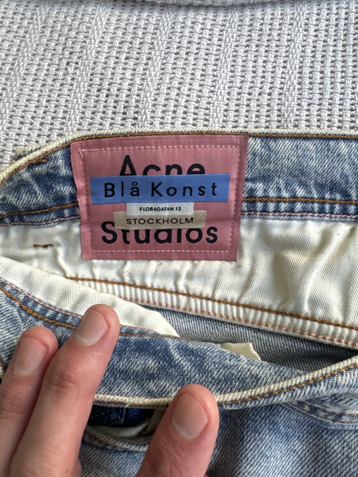 Acne Studios Acne Blå Kunst (33/32) Size US 33 - 3 Thumbnail
