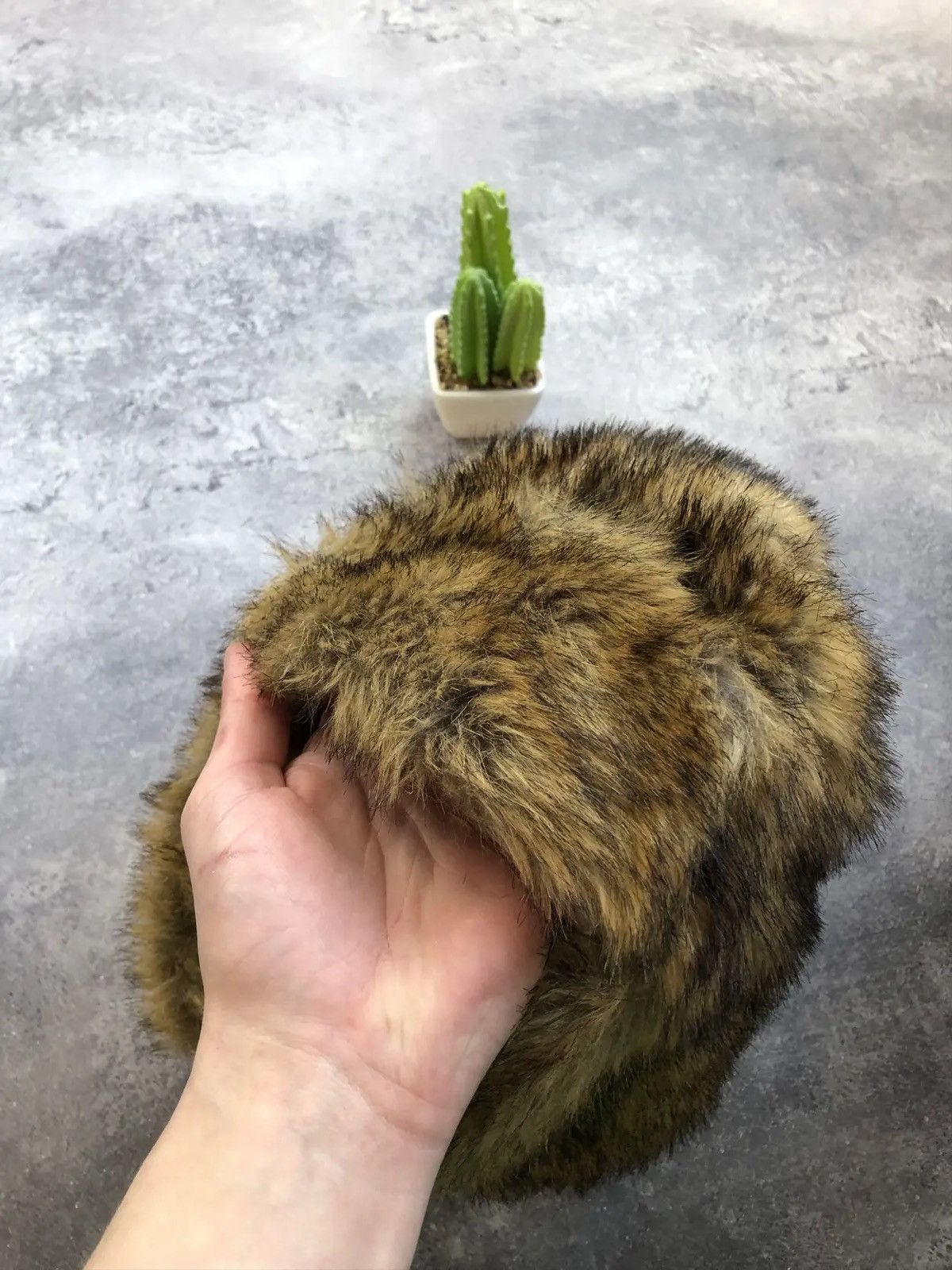 Japanese Brand USHANKA Vintage Streetwear Japans Style Full Mohair Y2k Hype Size ONE SIZE - 2 Thumbnail