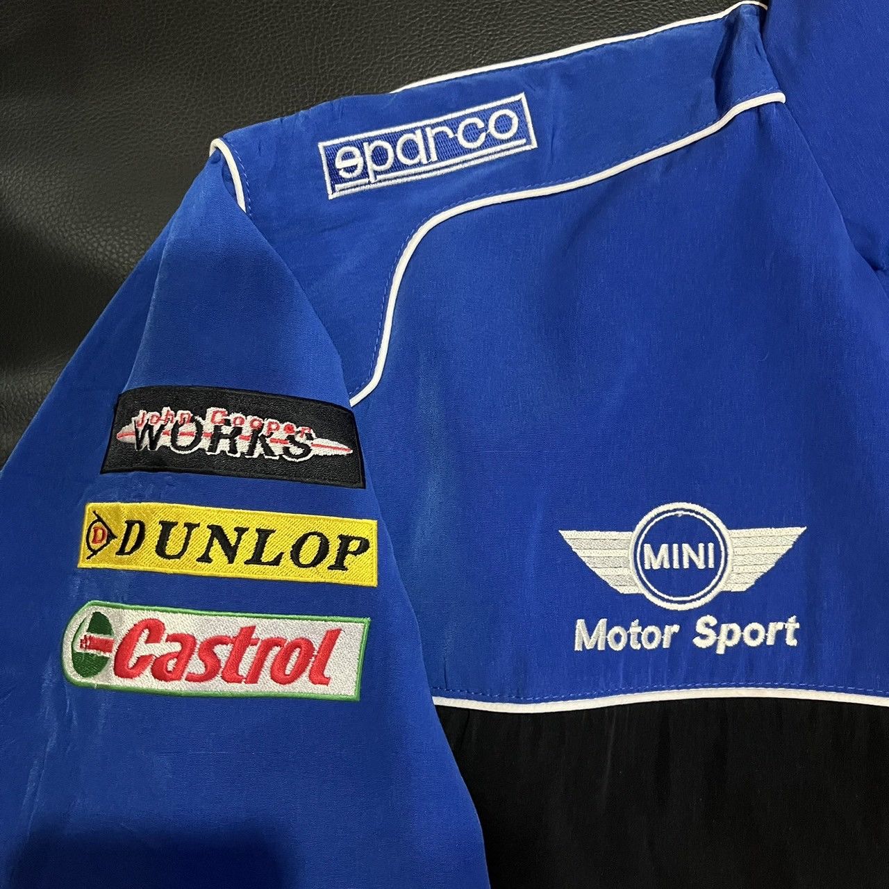 Vintage MINI COOPER JACKET BLACK-BLUE Size US XXL / EU 58 / 5 - 4 Thumbnail