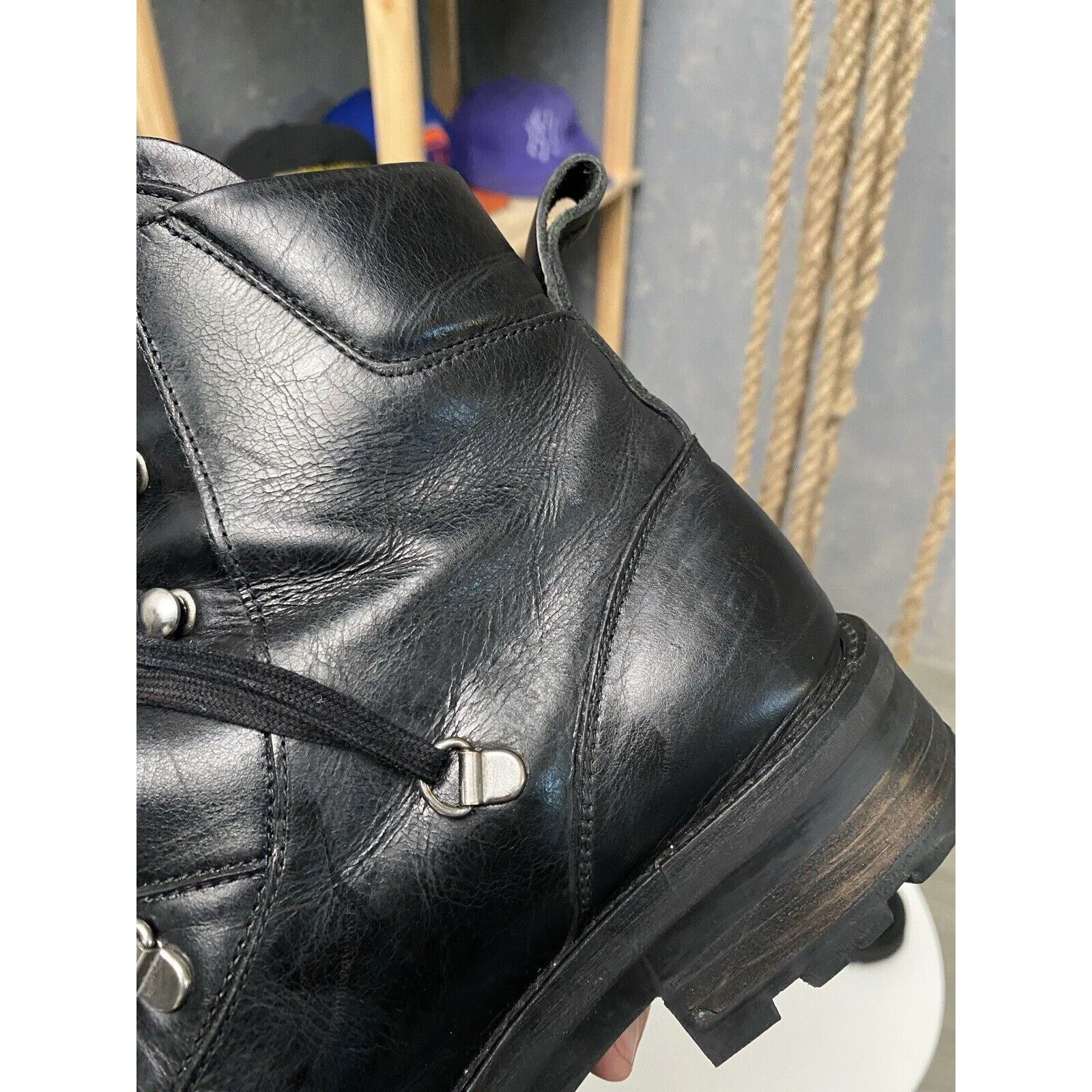 Allsaints AllSaints Franka Leather combat biker Y2K Boots Size US 8 Size US 8 / IT 38 - 11 Thumbnail