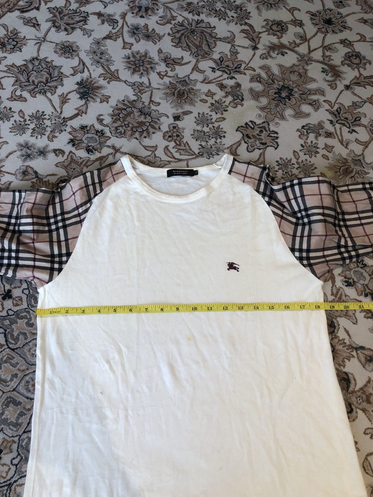 Burberry JAPAN BURBERRY NOVACHECK LONG SLEEVE TEES Size US S / EU 44-46 / 1 - 11 Thumbnail