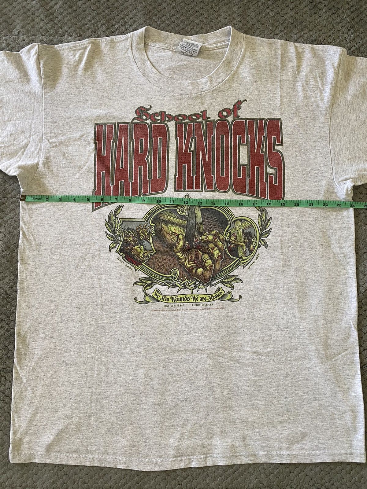 Other Vintage 90s SCHOOL OF HARD KNOCKS ( LIVING EPISTLES ) Size US XL / EU 56 / 4 - 10 Thumbnail