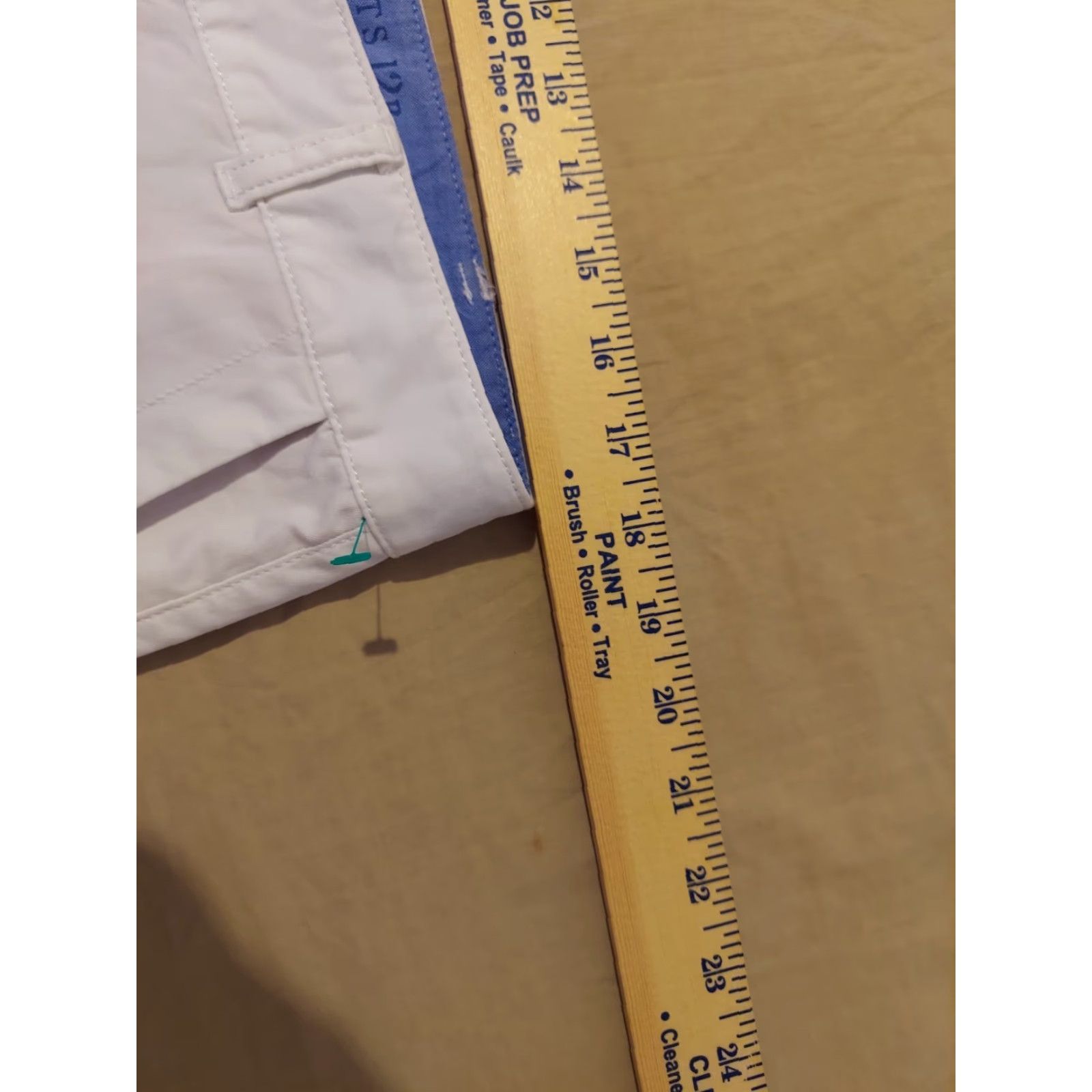 Talbots Womens Talbots Pants Chino White Cotton 12P Petite 12P Chino Cotton White Talbots Pants Womens Petite White 12P Size 34" / US 12 / IT 48 - 5 Thumbnail