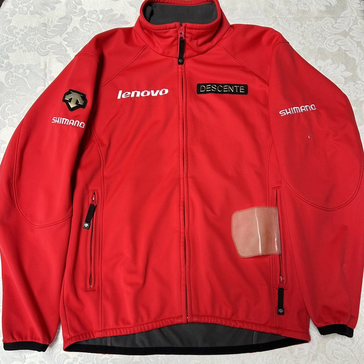 Descente DESCENTE Mens Red Water-Resistant Soft-Shell Jacket Small Size US S / EU 44-46 / 1 - 3 Thumbnail