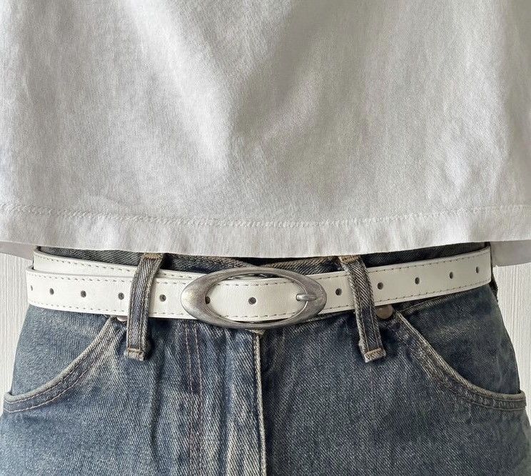 Other Oval Buckle Western Belt Size ONE SIZE - 1 Thumbnail