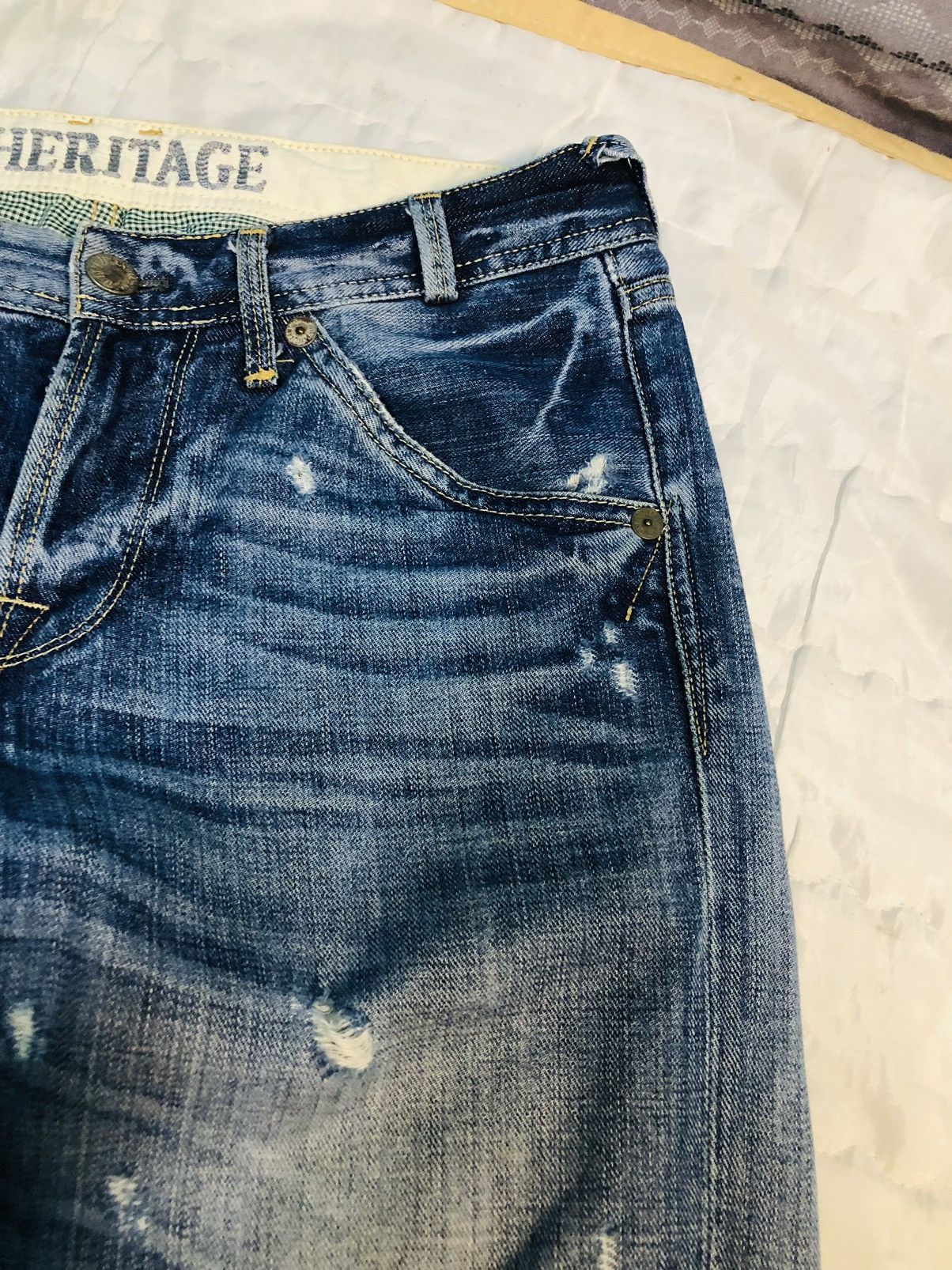 Pepe Jeans × Vintage Vintage Heritage Distressed Jeans (3) Size US 32 / EU 48 - 8 Thumbnail