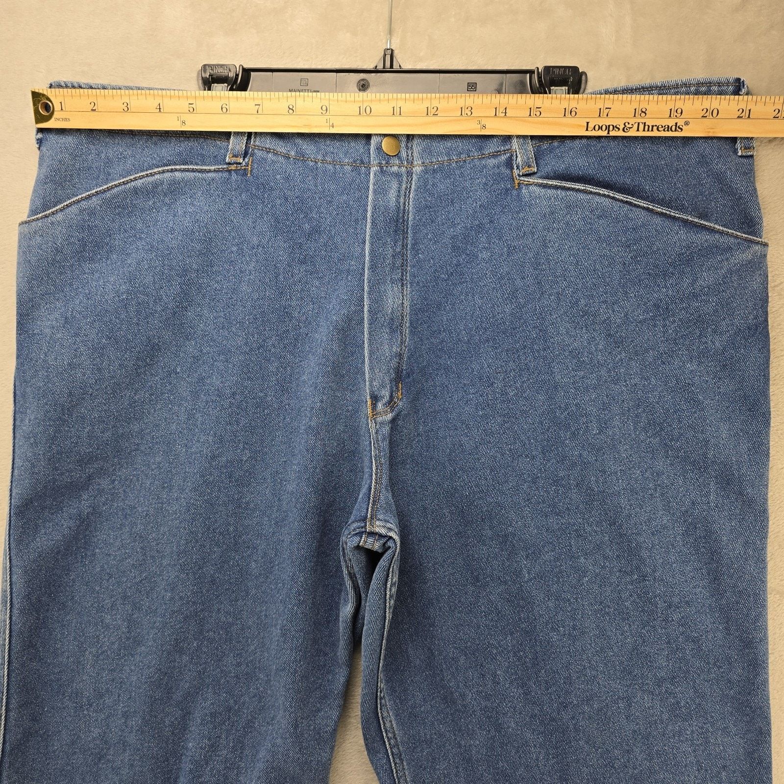 Other Vintage Hombre Denim Shorts 38 (Fits 42x15) Blue Y2K Chicano Size US 42 / EU 58 - 9 Thumbnail