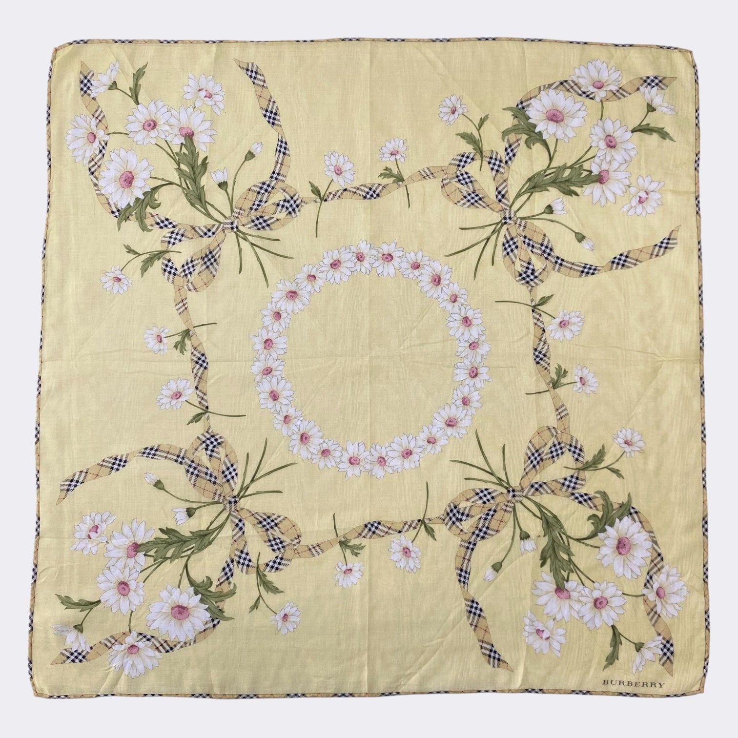 Burberry Vintage Burberry Handkerchief Neckerchief Bandana H179R Size ONE SIZE - 2 Thumbnail