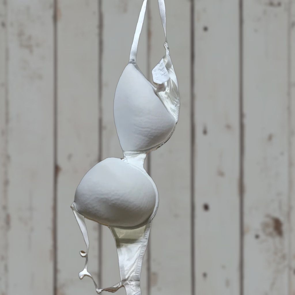 Vintage DORINA White Push Up Bra Womens 38DD Underwired Adjustable Padded Size ONE SIZE - 1 Thumbnail