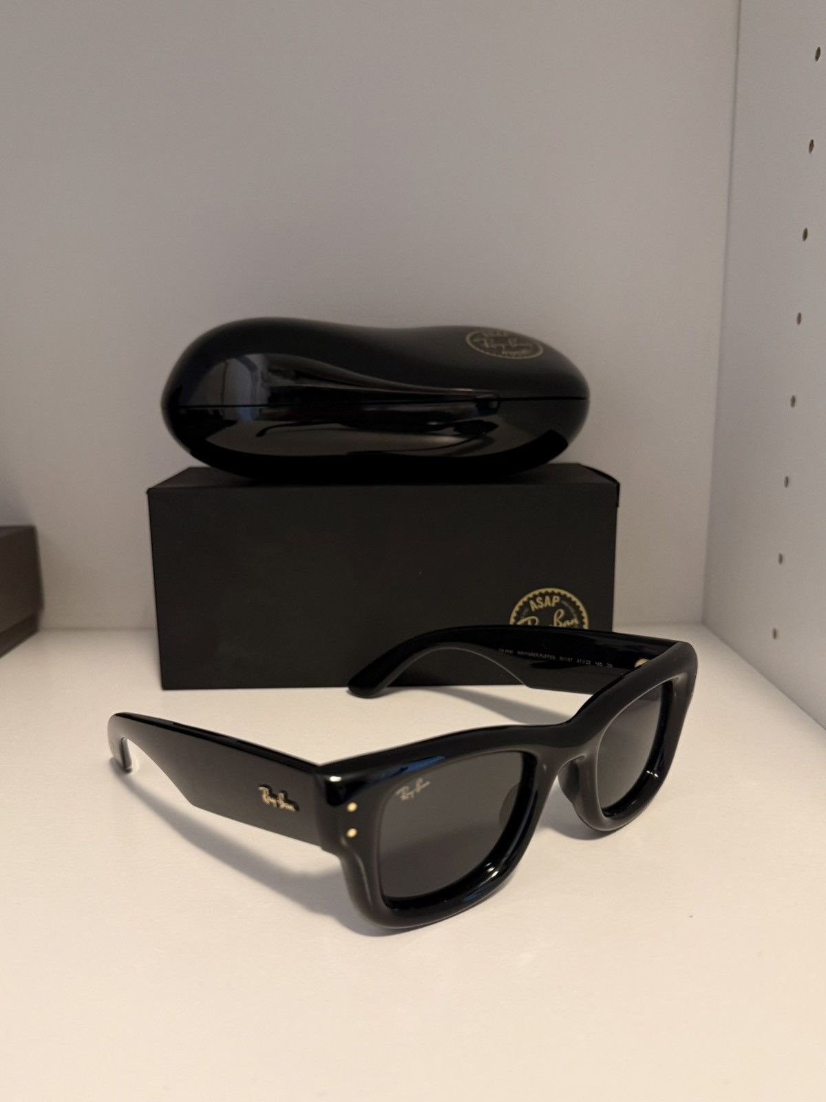 RayBan A$AP Rocky Wayfarer Puffer Sunglasses Size ONE SIZE - 1 Thumbnail