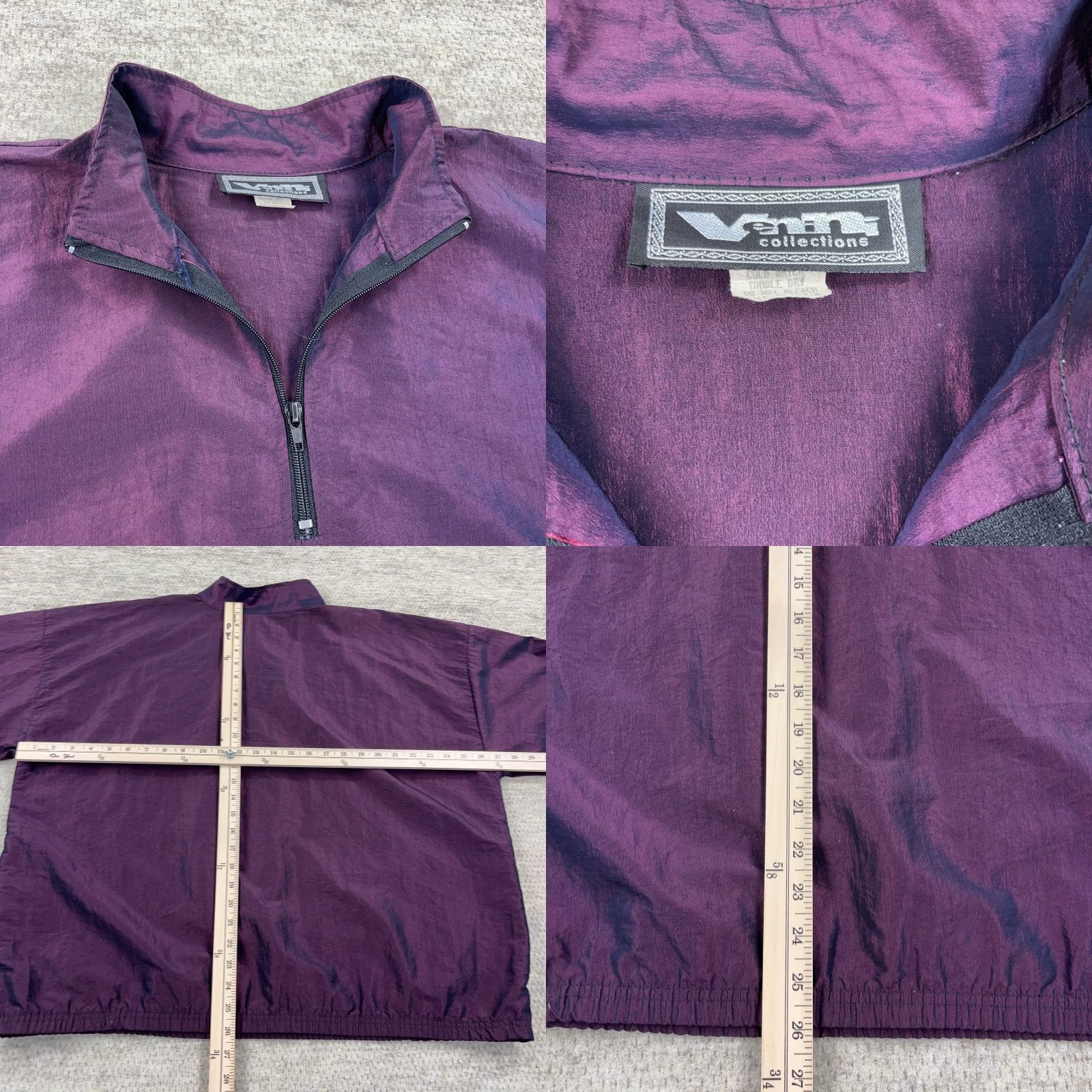 Vintage VINTAGE Venini Purple Surf Jacket Windbreaker XS? Size US XL / EU 56 / 4 - 8 Thumbnail