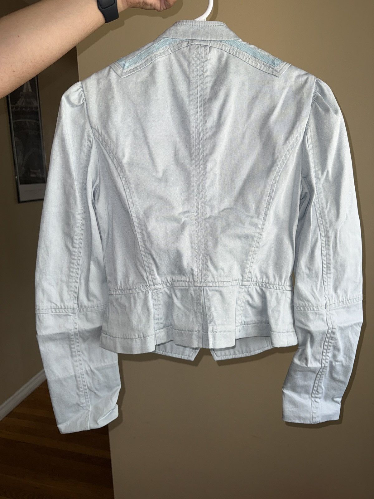 Marc Jacobs Vintage Marc Jacobs Military Style Fitted Jacket light blue Size XS / US 0-2 / IT 36-38 - 2 Thumbnail