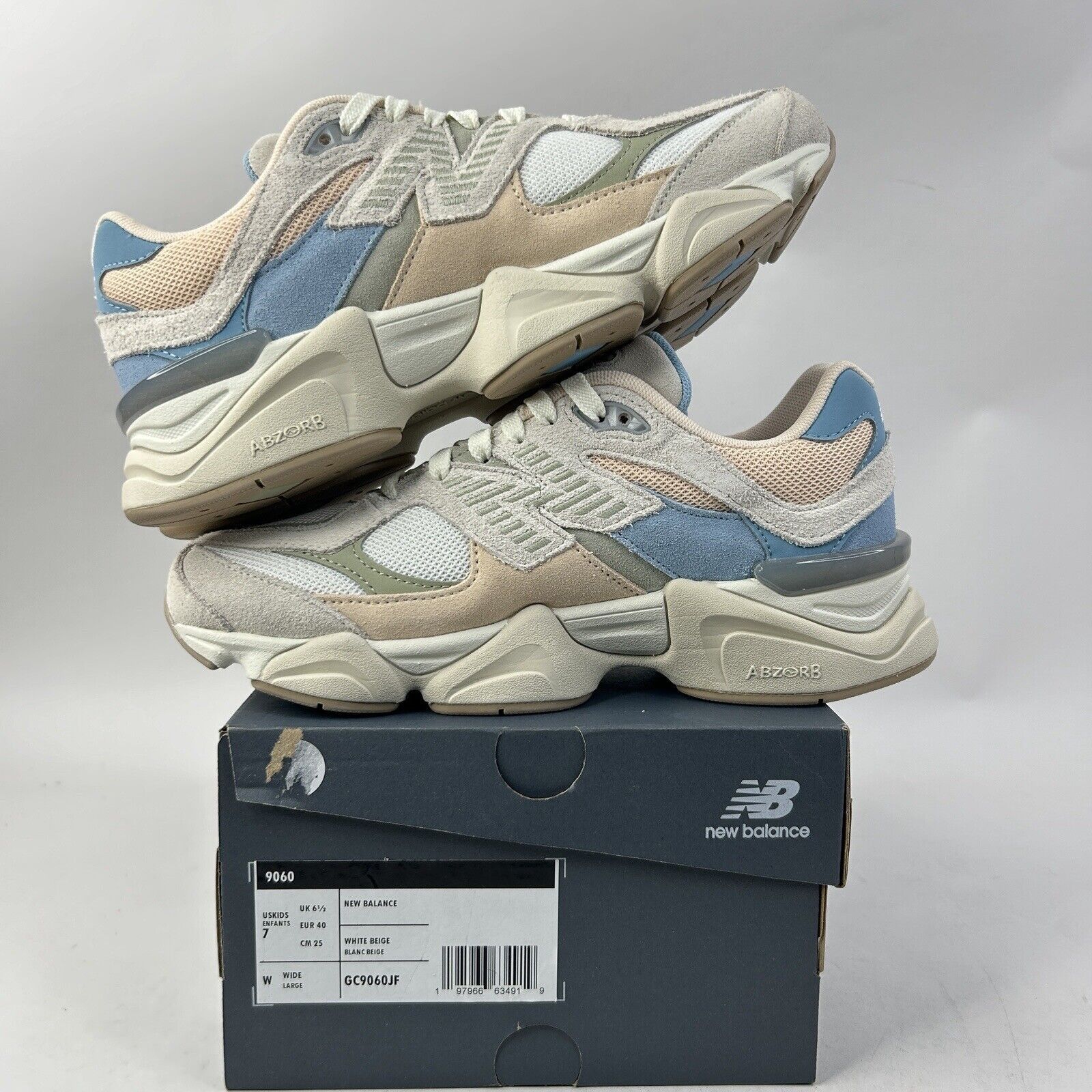 New Balance New Balance 9060 Big Kids “Festival Pack Blue” 2024 Size US 8.5 / IT 38.5 - 3 Thumbnail