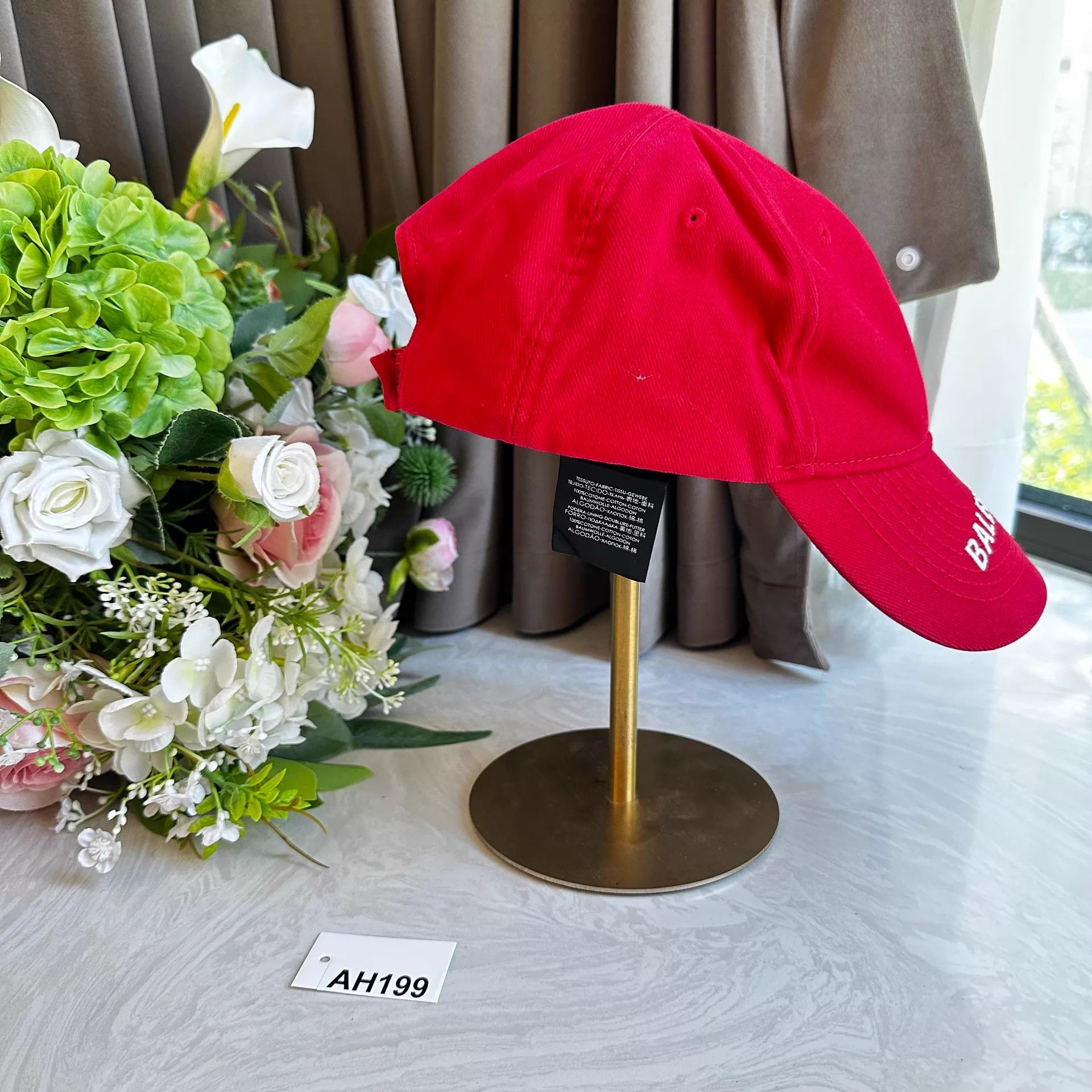 Balenciaga Balenciaga Logo Baseball Cap L AH199 Size ONE SIZE - 4 Thumbnail