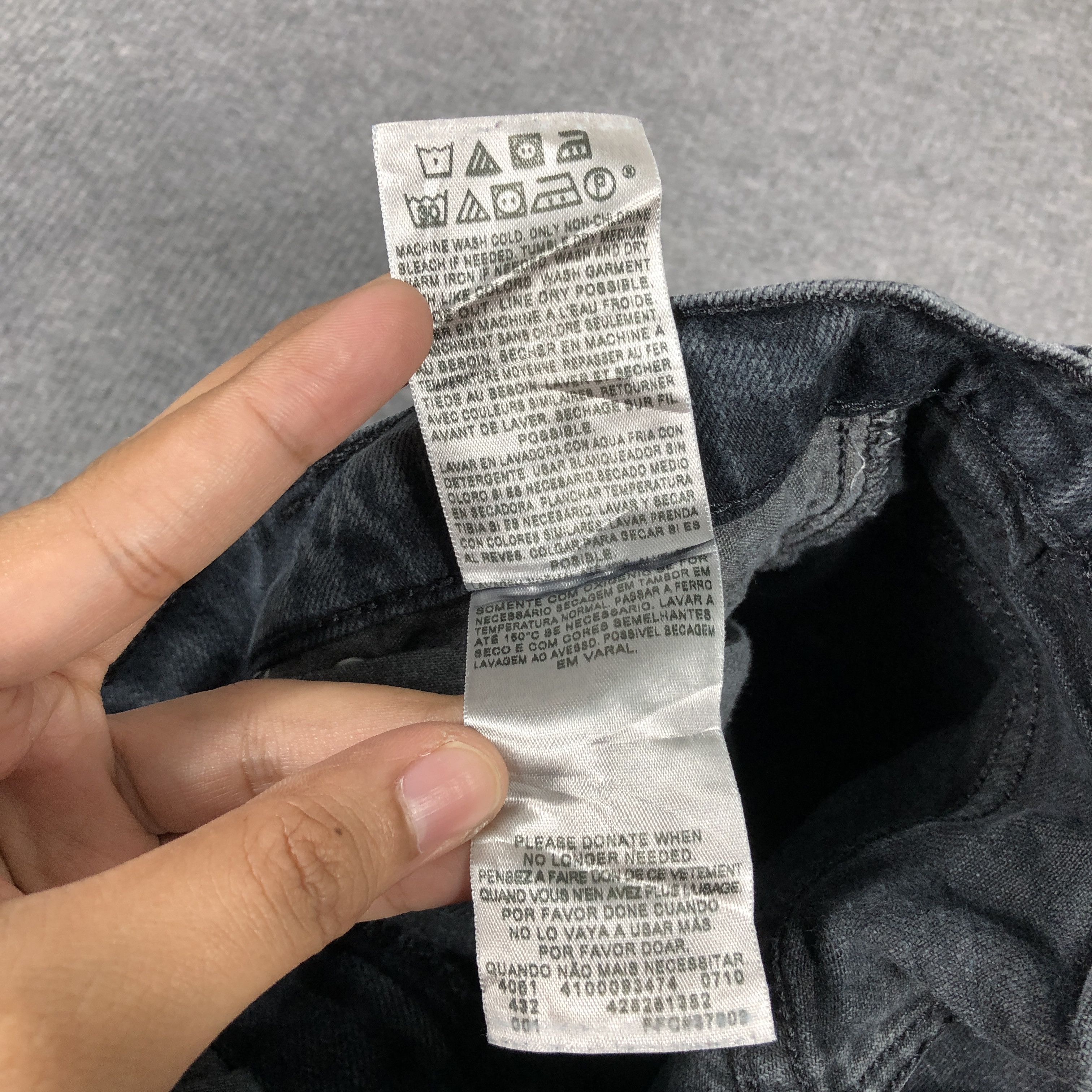 Levi's × Vintage Womens Vintage Levis 511 Jeans Skinny L864W Size 27" / US 4 / IT 40 - 10 Thumbnail