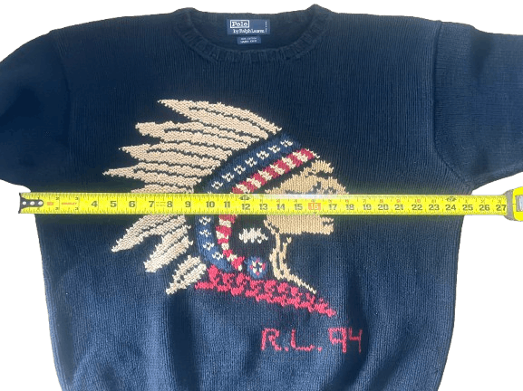 Polo Ralph Lauren Vintage Polo Ralph Lauren Indian Head Sweater Knit XL Size US XL / EU 56 / 4 - 12 Thumbnail