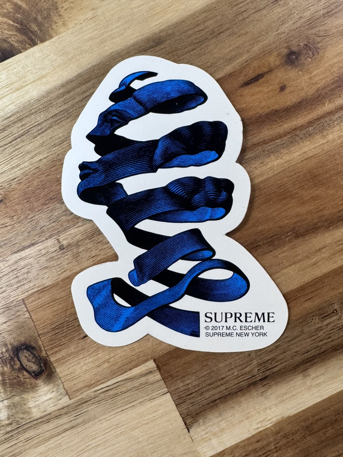 Supreme Supreme M.C. Escher Ribbons Face Sticker Size ONE SIZE - 1 Thumbnail